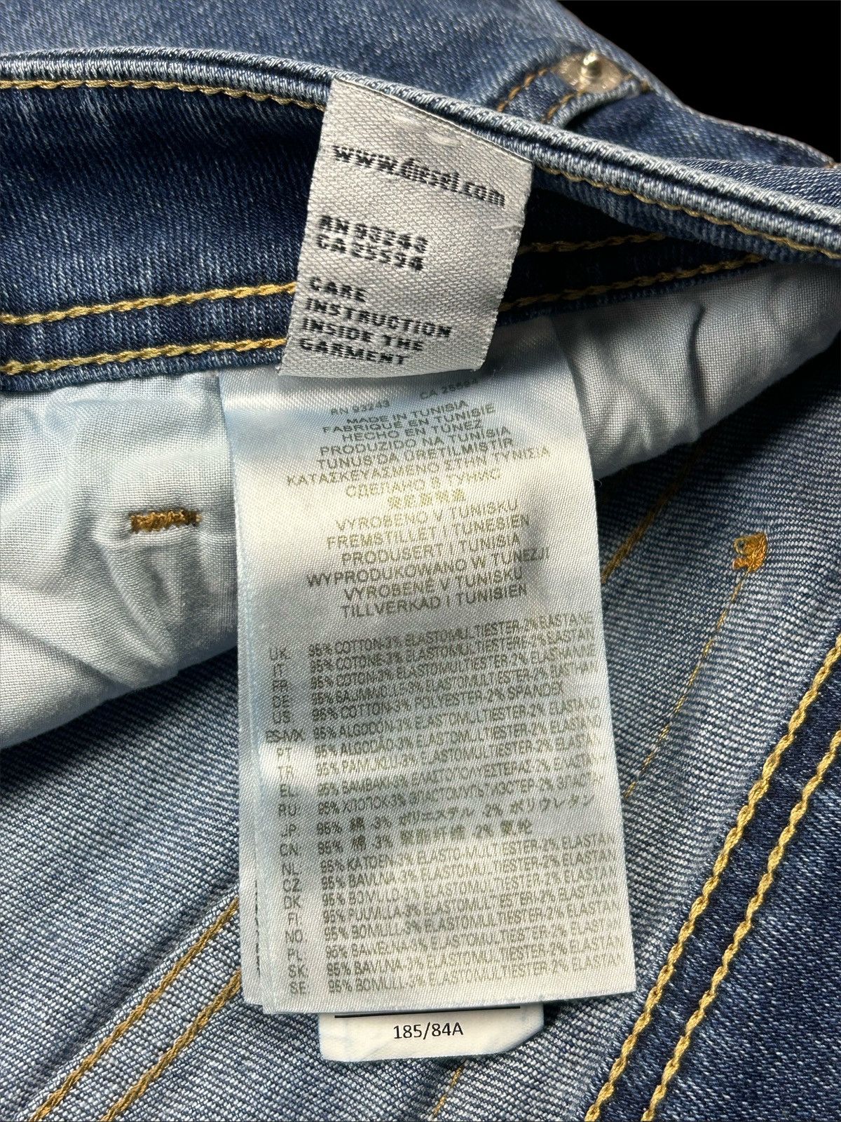 Diesel Diesel Stone Wash Zatiny BootCut Flare Jeans Size US 32 / EU 48 - 16 Thumbnail