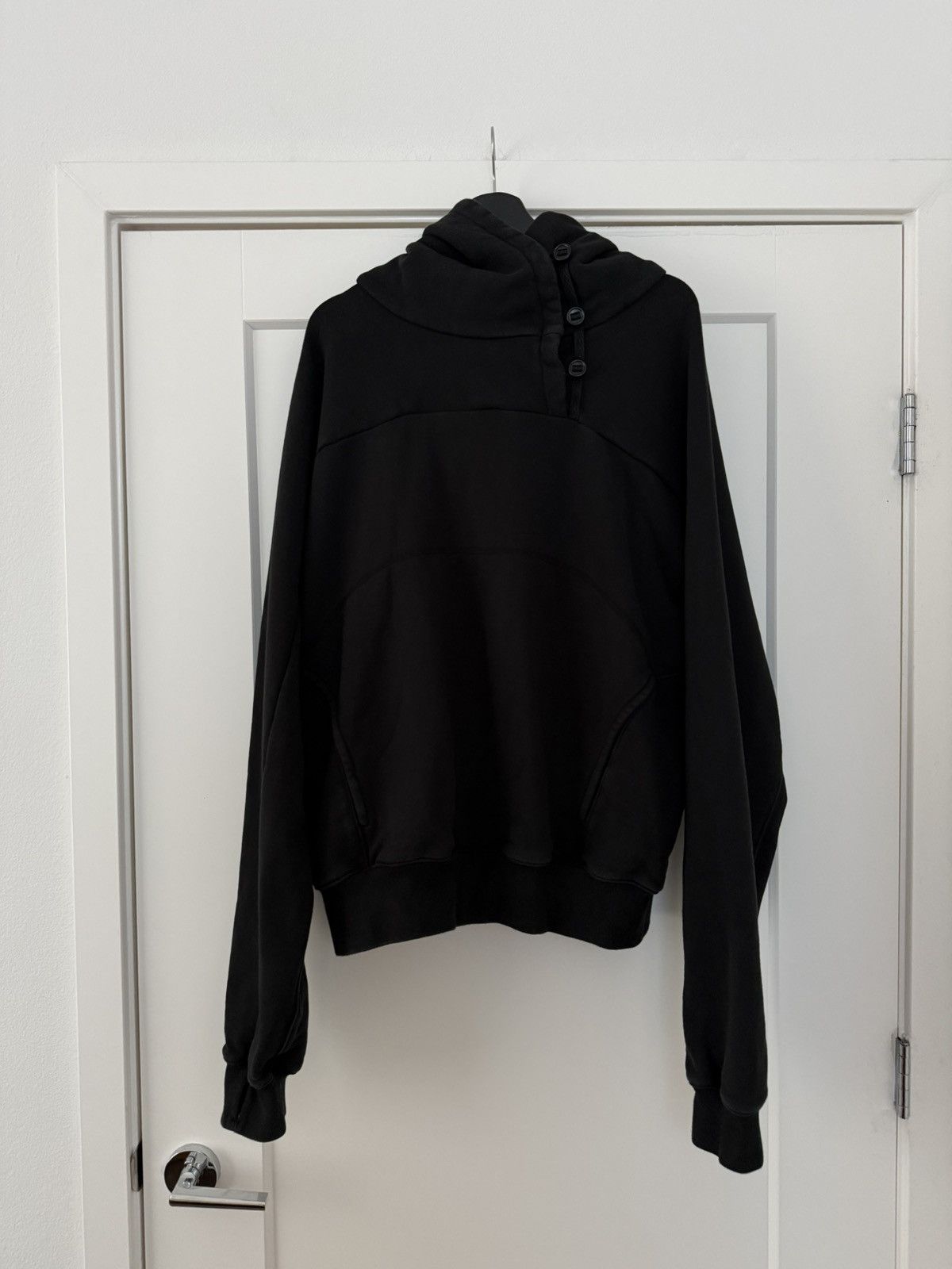 Hyein Seo Black Button Hoodie
