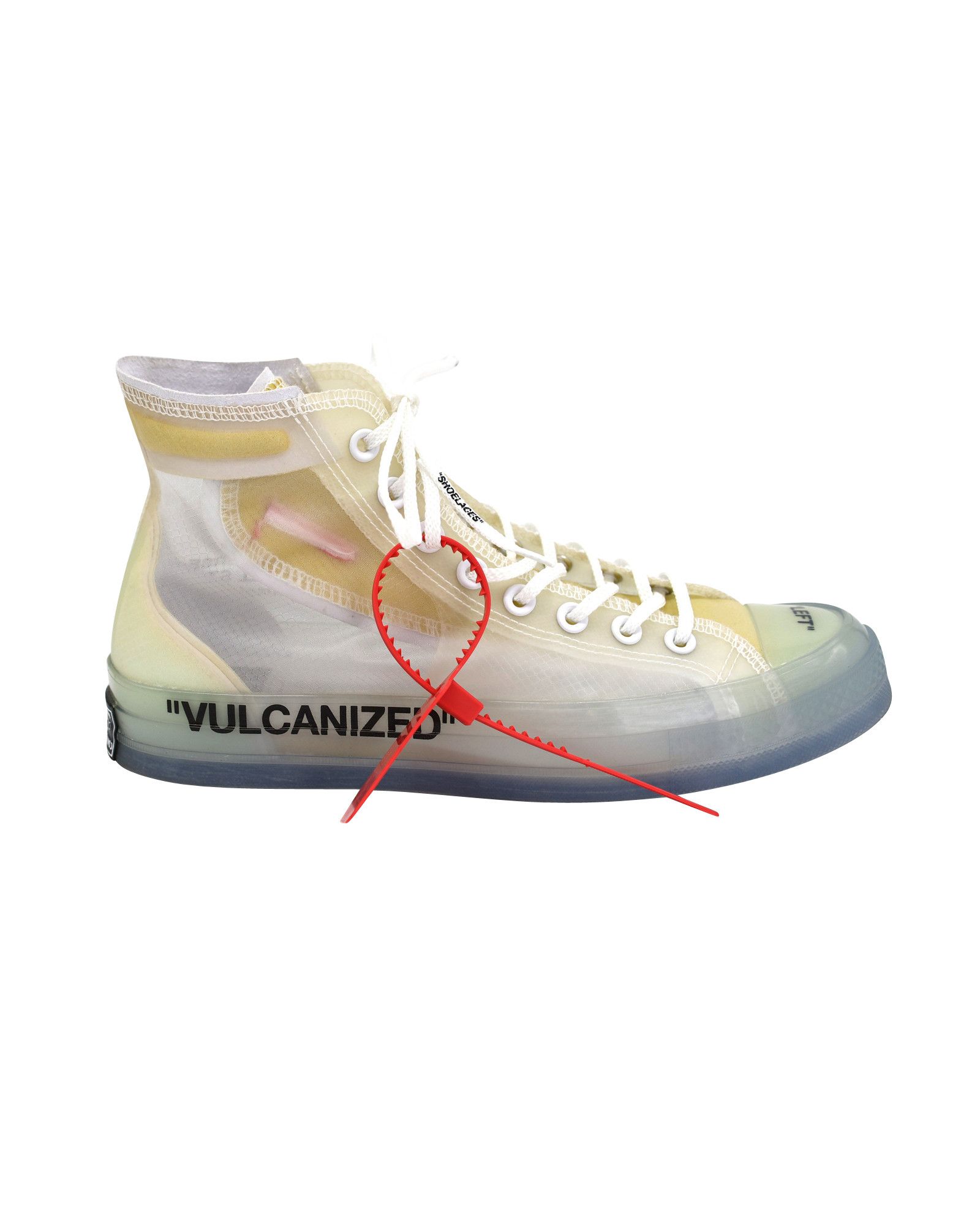 Off-White Off-White x Converse Chuck 70 "Vulcanized" High-top Sneakers Size US 8.5 / EU 41-42 - 1 Thumbnail