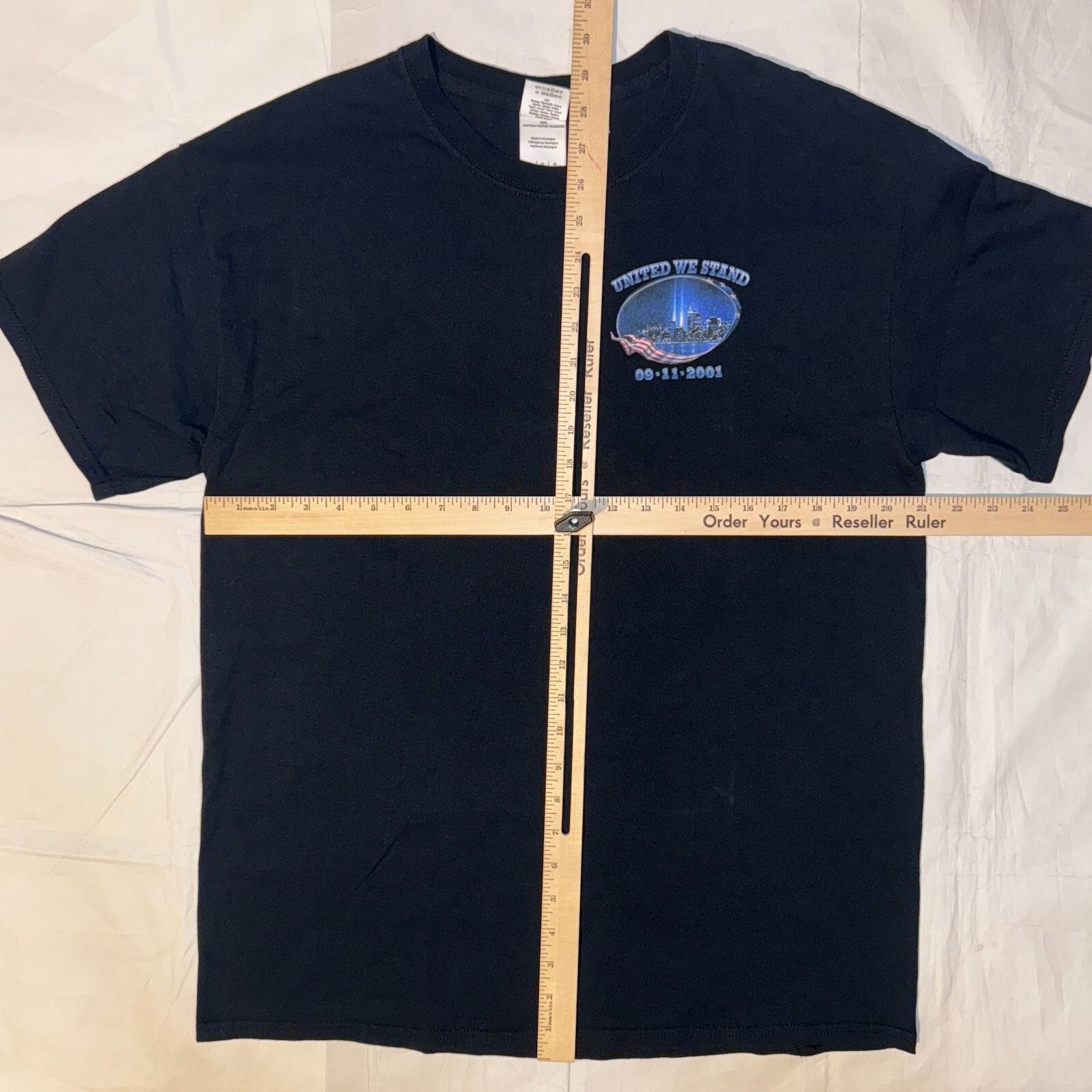 Gildan United We Stand 9/11 Freedom Is not Free American Bald Eagle Size US L / EU 52-54 / 3 - 4 Thumbnail