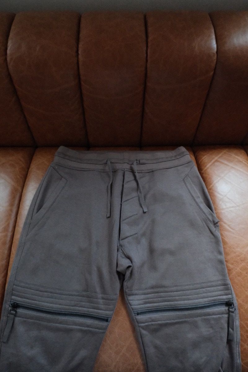 Helmut Lang French Terry Biker Dropcrotch Sweatpants Size US 30 / EU 46 - 1 Thumbnail