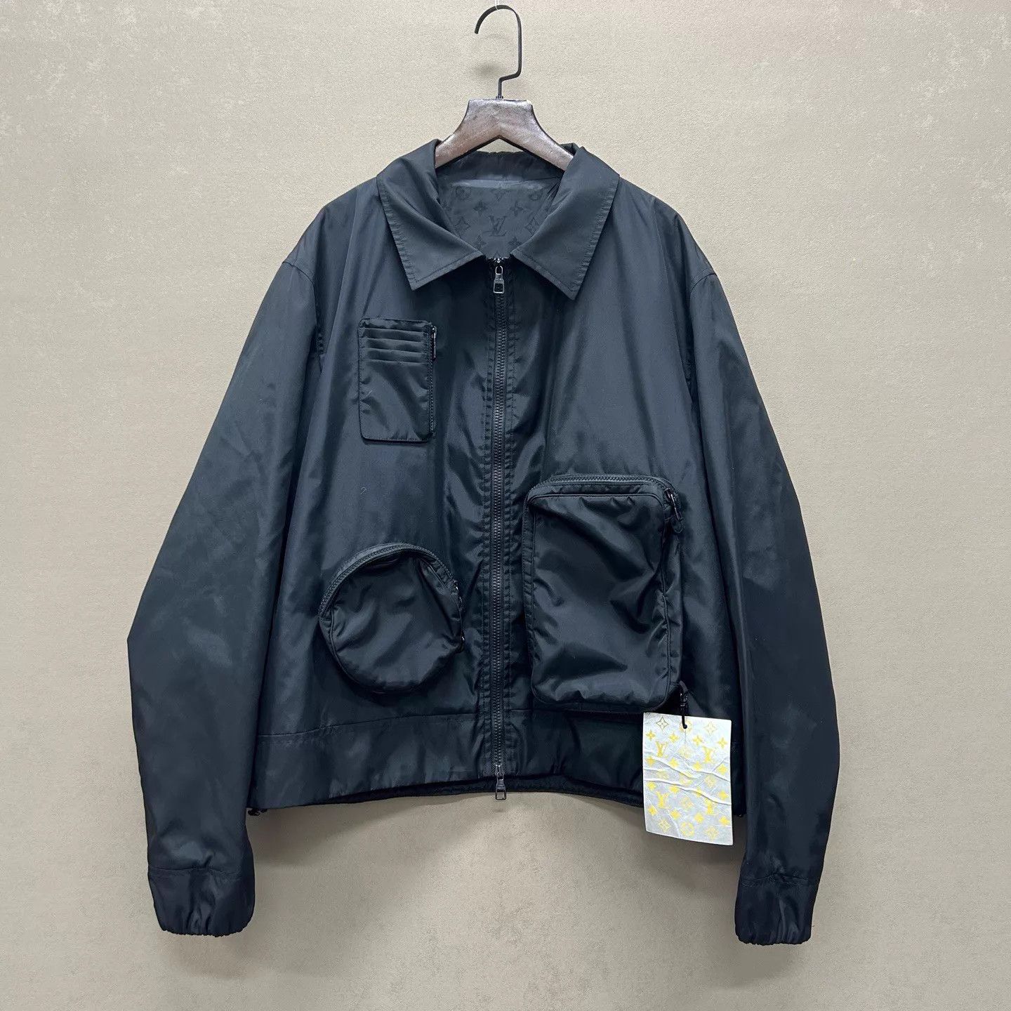 Louis Vuitton LV Mint Black Inner All-Over Print Multi-Pocket Jacket 50 Size US M / EU 48-50 / 2 - 1 Thumbnail
