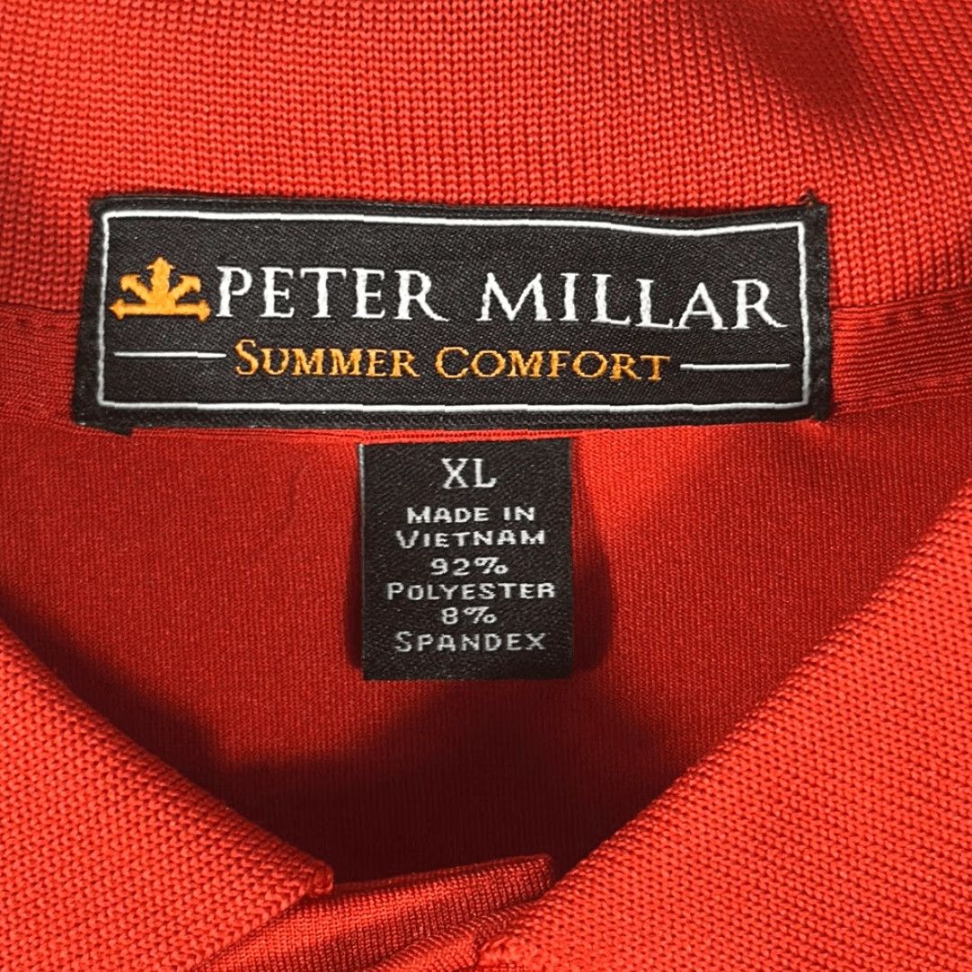 Peter Millar Peter Millar Summer Comfort Polo XL Red Solid Performance NEW Mens Size US XL / EU 56 / 4 - 5 Thumbnail