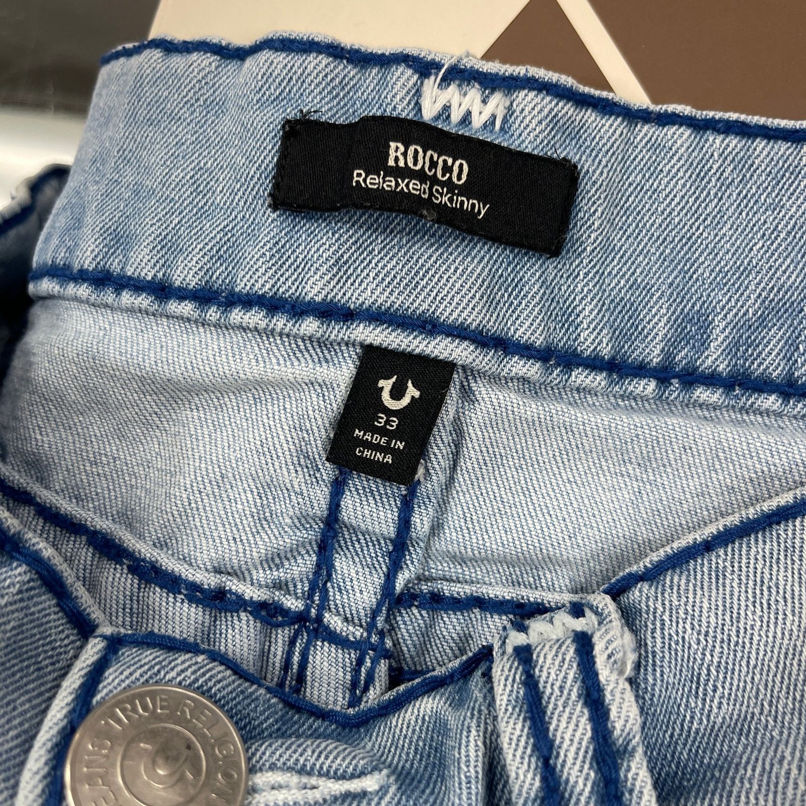 True Religion True Religion Rocco Relaxed Skinny Jeans Pants Size 33 B6 Size US 33 - 7 Thumbnail