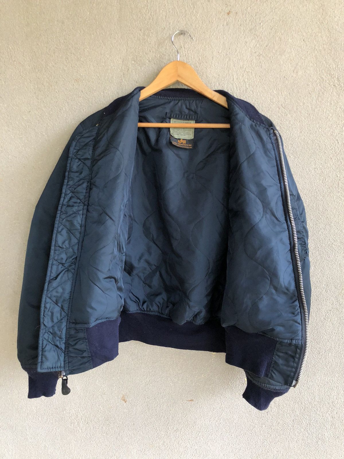 Alpha Industries Vintage Alpha Industries MA 1 Bomber Jacket Size US M / EU 48-50 / 2 - 4 Thumbnail