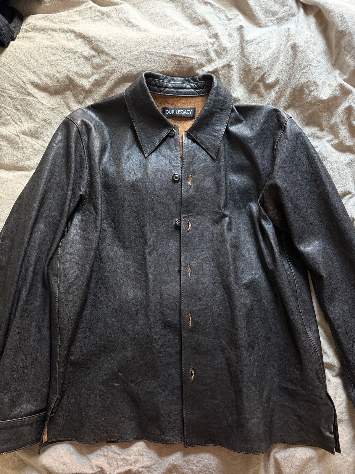 Our Legacy Our Legacy - Lambskin Welding Shirt Size US M / EU 48-50 / 2 - 5 Thumbnail
