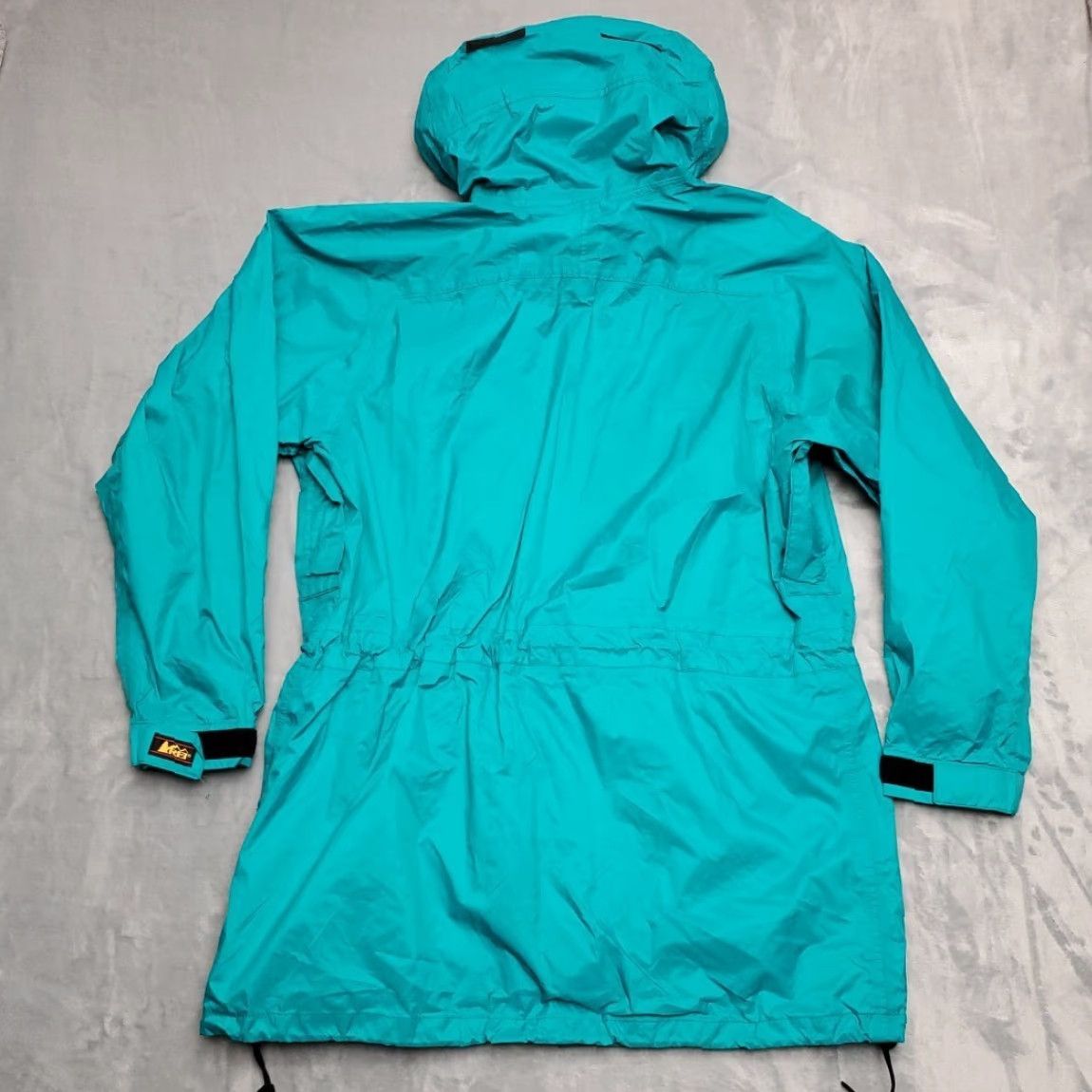 Vintage REI Jacket Women 14 Green Lined Rain Hike Windbreaker Made in USA Parka Coat VTG Size XL / US 12-14 / IT 48-50 - 7 Thumbnail