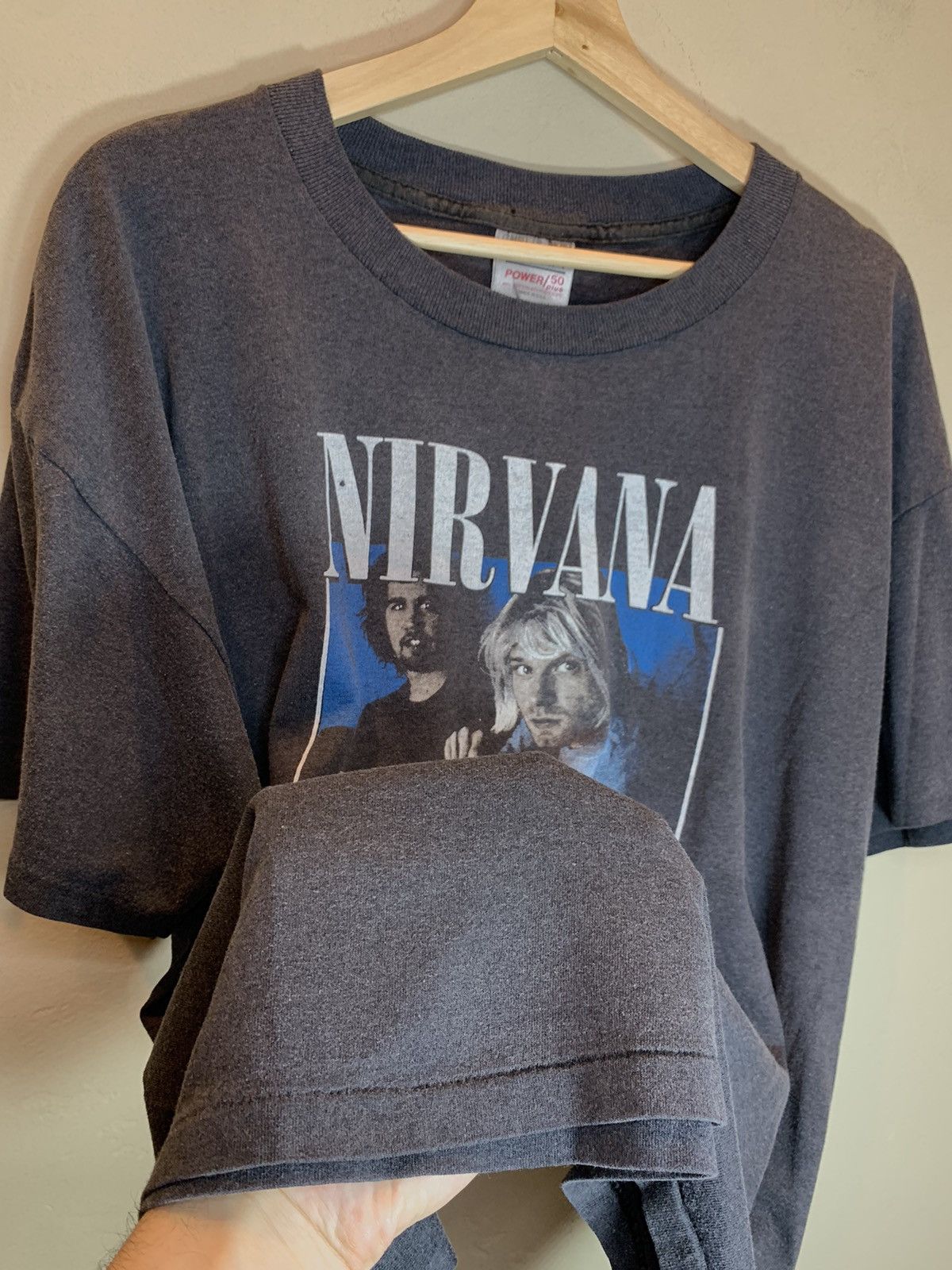 Nirvana RARE* Vintage 1991 Nirvana Nevermind Album Kurt Cobain Shirt Size US XL / EU 56 / 4 - 6 Thumbnail