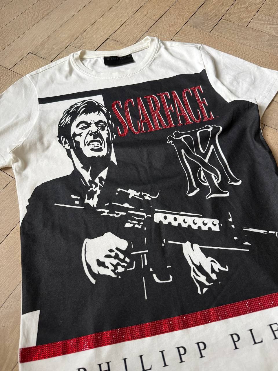 Philipp Plein White Philipp Plein Scarface T-Shirt Size US M / EU 48-50 / 2 - 4 Thumbnail