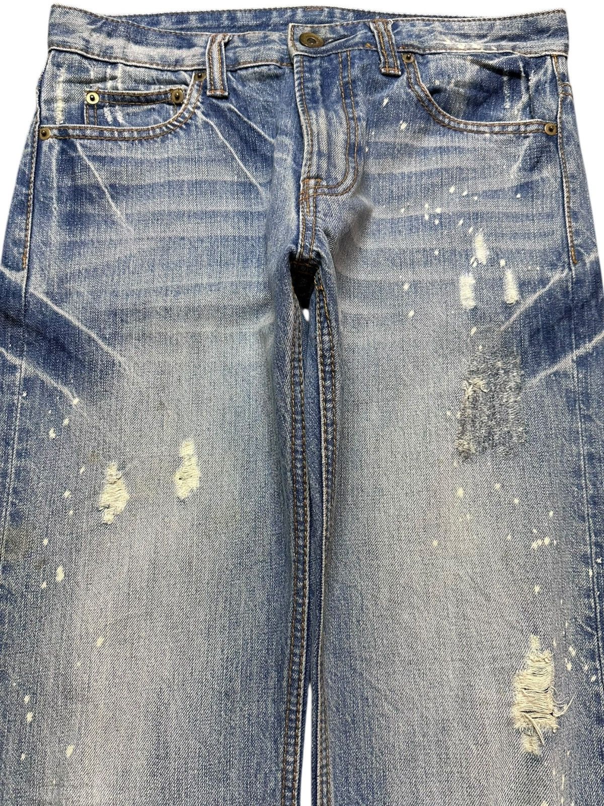 LOWRYS FARM Vintage Lowrys Farm Faded Grunge Slimfit Denim Size US 31 - 2 Thumbnail