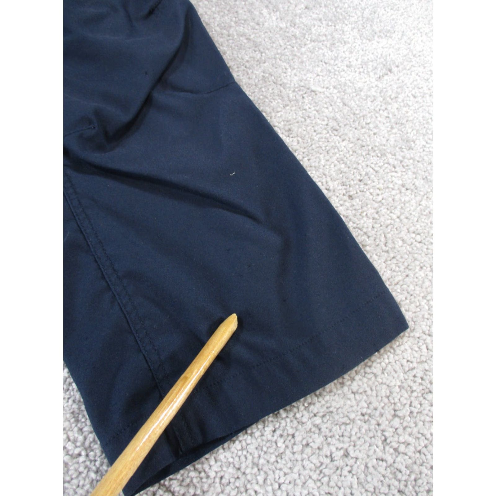 Prana prAna Pants Womens 34" Waist Navy Blue Nylon Hiking Capri Crop Pilling Size 24" / US 00 / IT 34 - 2 Thumbnail