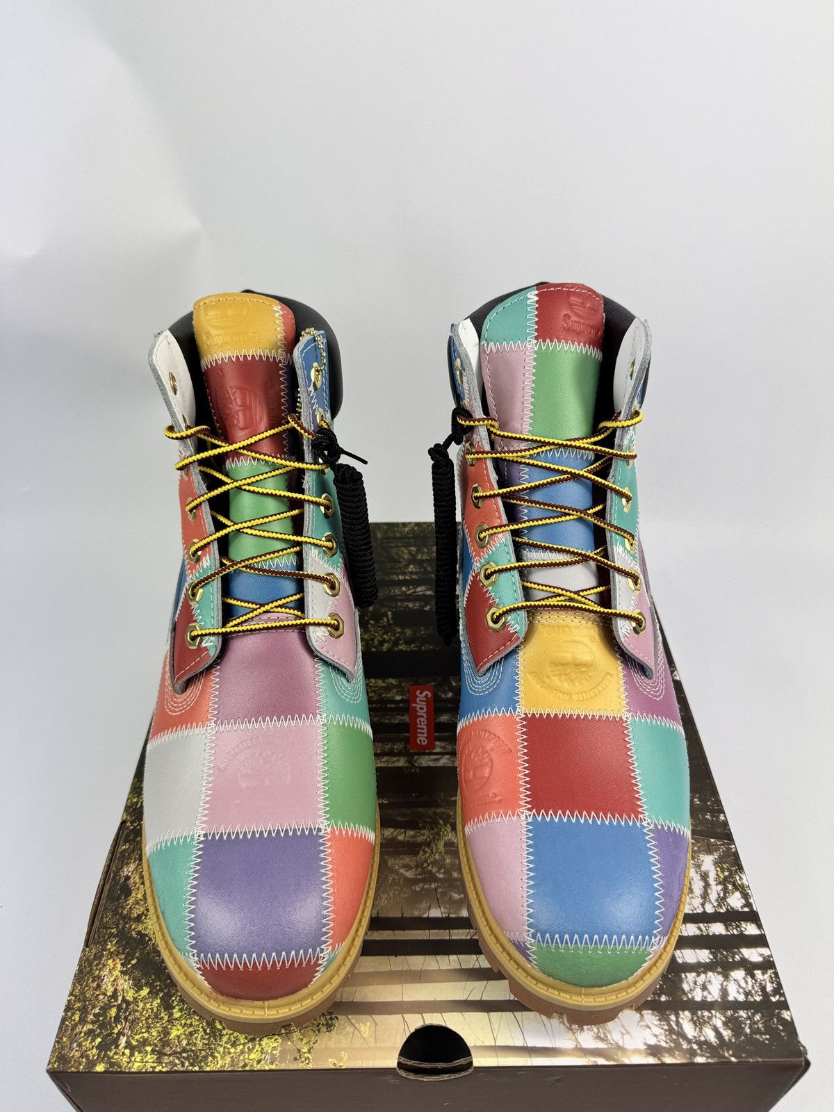 Timberland x SUPREME 6’’ PATCHWORK WATERPROOF BOOTS Size US 9.5 / EU 42-43 - 2 Thumbnail