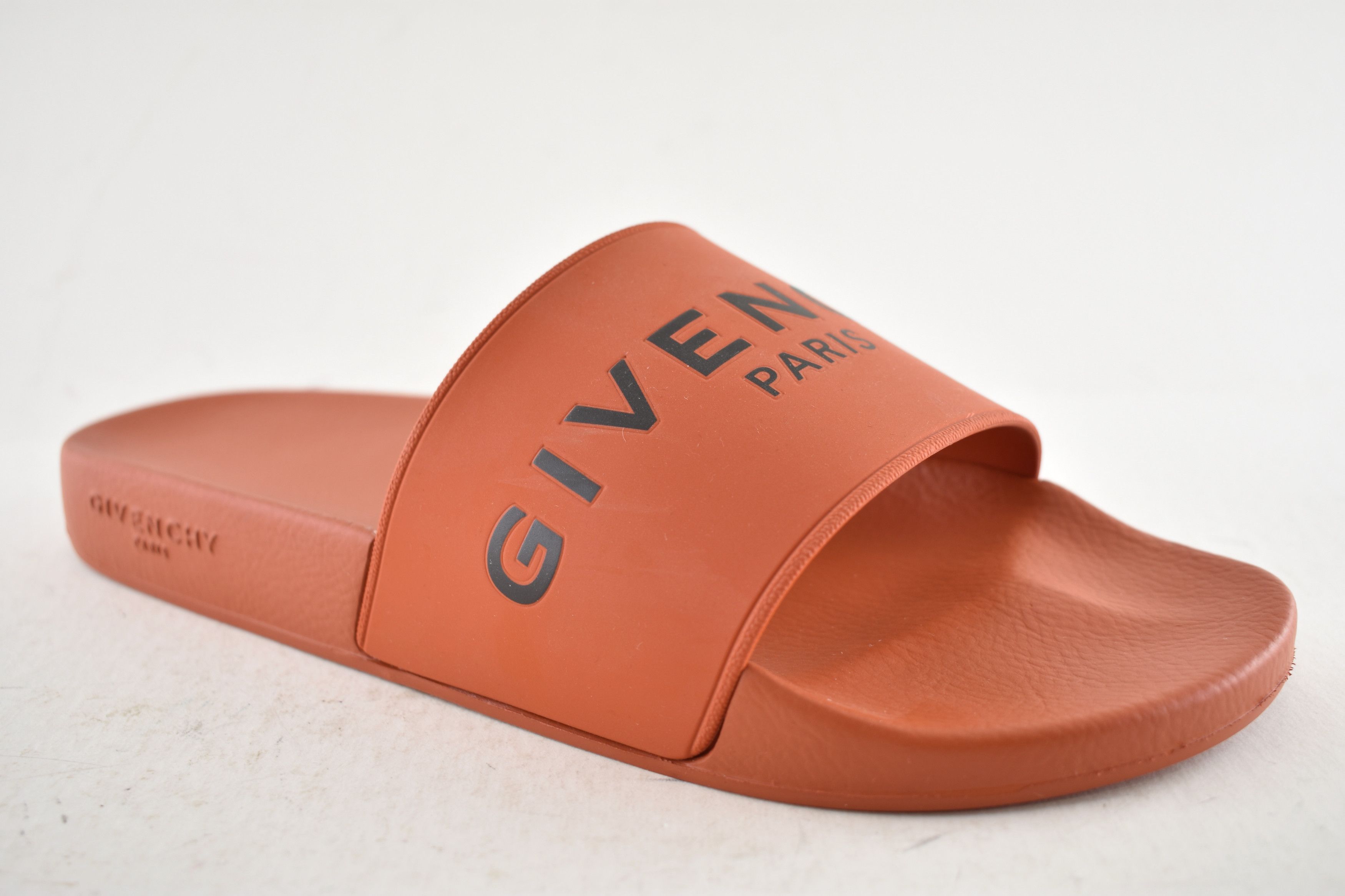 Givenchy Paris Black Logo Rubber Pool Slide Sandal Flip Flop 44 11 Size US 11 / EU 44 - 4 Thumbnail