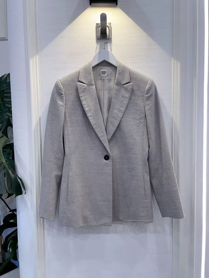 Hermes Hermes Gray blazer Size XS / US 0-2 / IT 36-38 - 1 Thumbnail