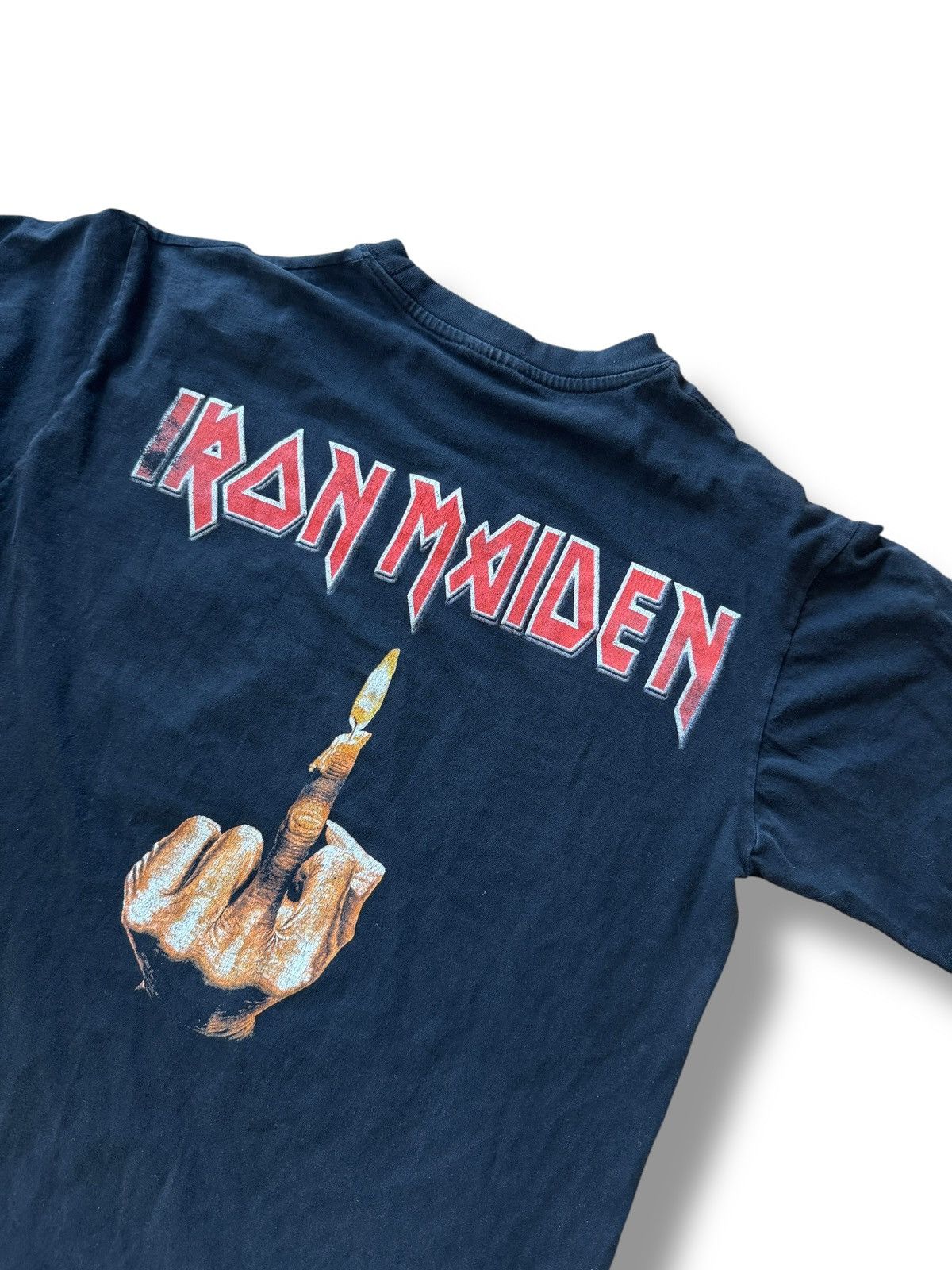 Iron Maiden *RARE* 90s VINTAGE 1998 IRON MAIDEN METAL THE CLANSMAN TEE Size US XL / EU 56 / 4 - 13 Thumbnail