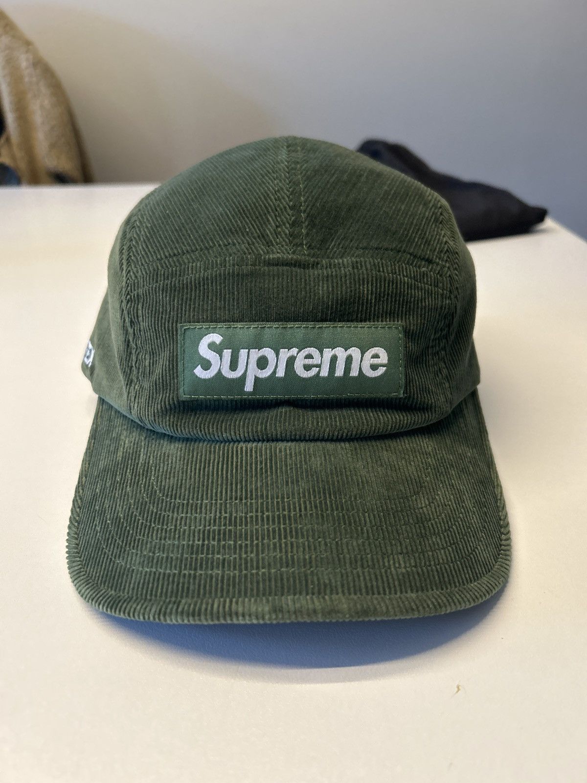 Supreme Gore-tex corduroy box logo patch camp cap fw21 o/s | Grailed