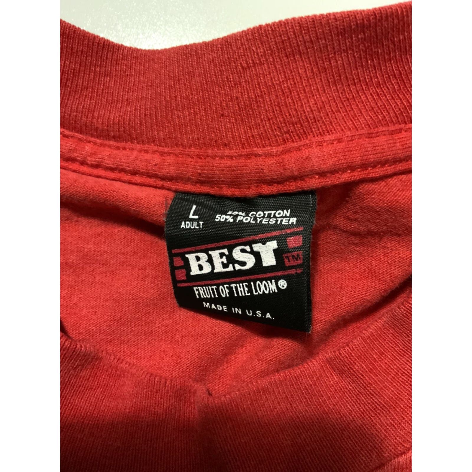 Vintage VINTAGE Fruit of the Loom Paradigm Busters Pow! 50/50 T-Shirt Sz. L Shirt Men’s 80s 90s Single Stitch 44 Chest Size US L / EU 52-54 / 3 - 6 Thumbnail