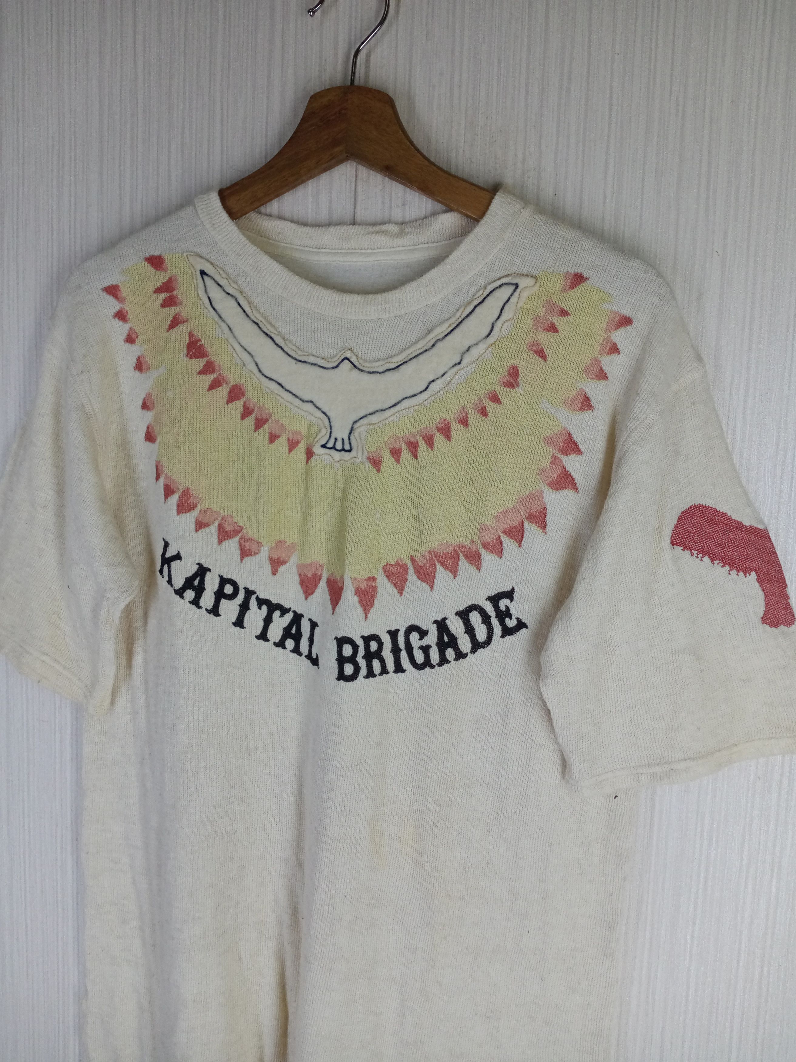 Kapital Kapital Brigade Linen Tshirt Size US M / EU 48-50 / 2 - 2 Thumbnail