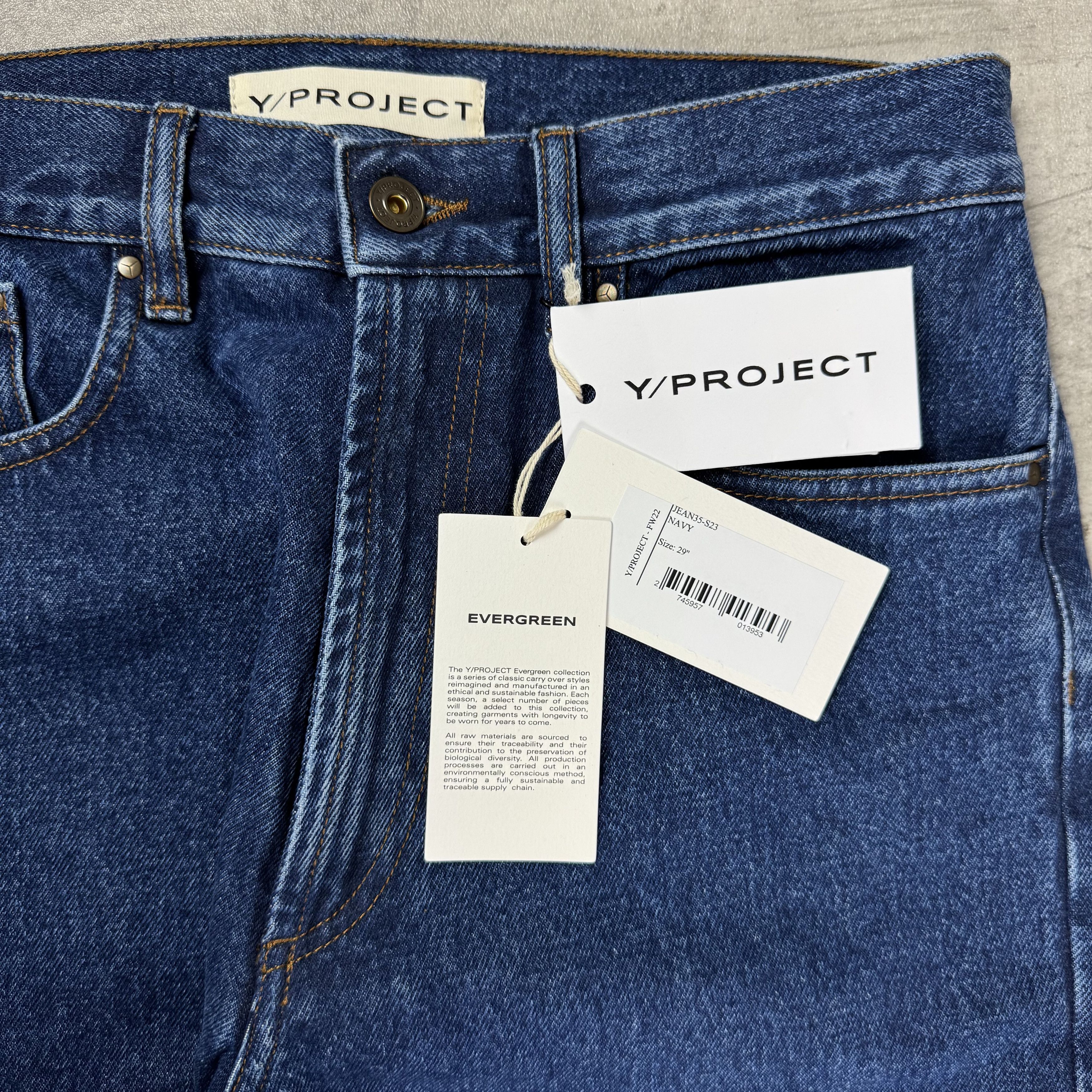 Y/Project Y/PROJECT Convertible Cowboy Cuff Jeans Size US 29 - 7 Thumbnail