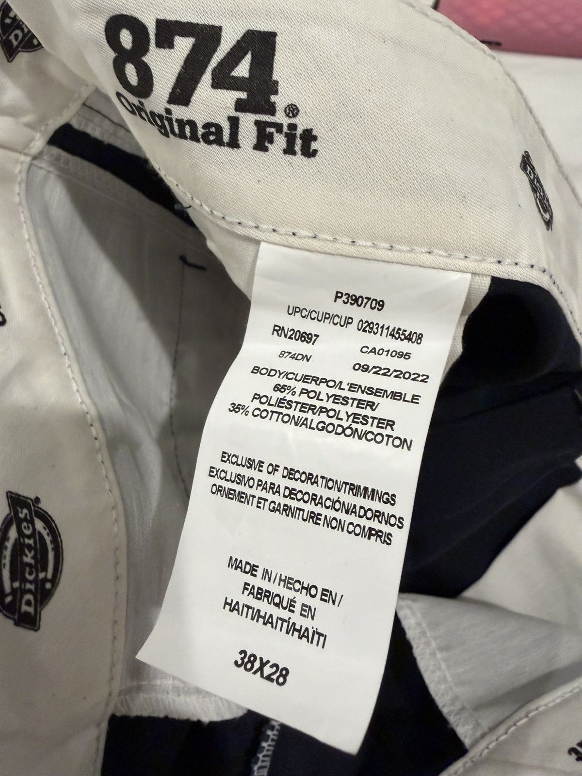 Dickies Dickies 874 Original fit 38x28 men Size US 38 / EU 54 - 3 Thumbnail
