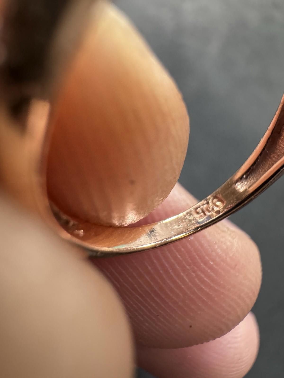 The Unbranded Brand 925 Rose Gold Wash CZ Ring Size 5 Jewelry 2.2g Size ONE SIZE - 8 Thumbnail