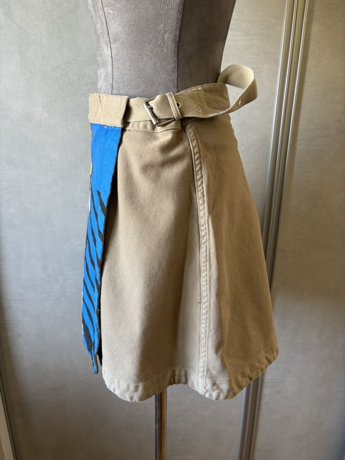 Dior Christian Dior Graphic Cotton Wrap Skirt, Made in Italy Size 26" / US 2 / IT 38 - 2 Thumbnail