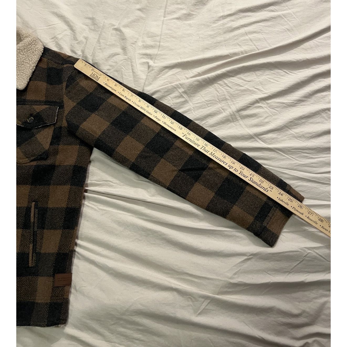 Other The Normal Brand Sherpa Jacket Size Small In Brown & Gray Ch Size US S / EU 44-46 / 1 - 4 Thumbnail