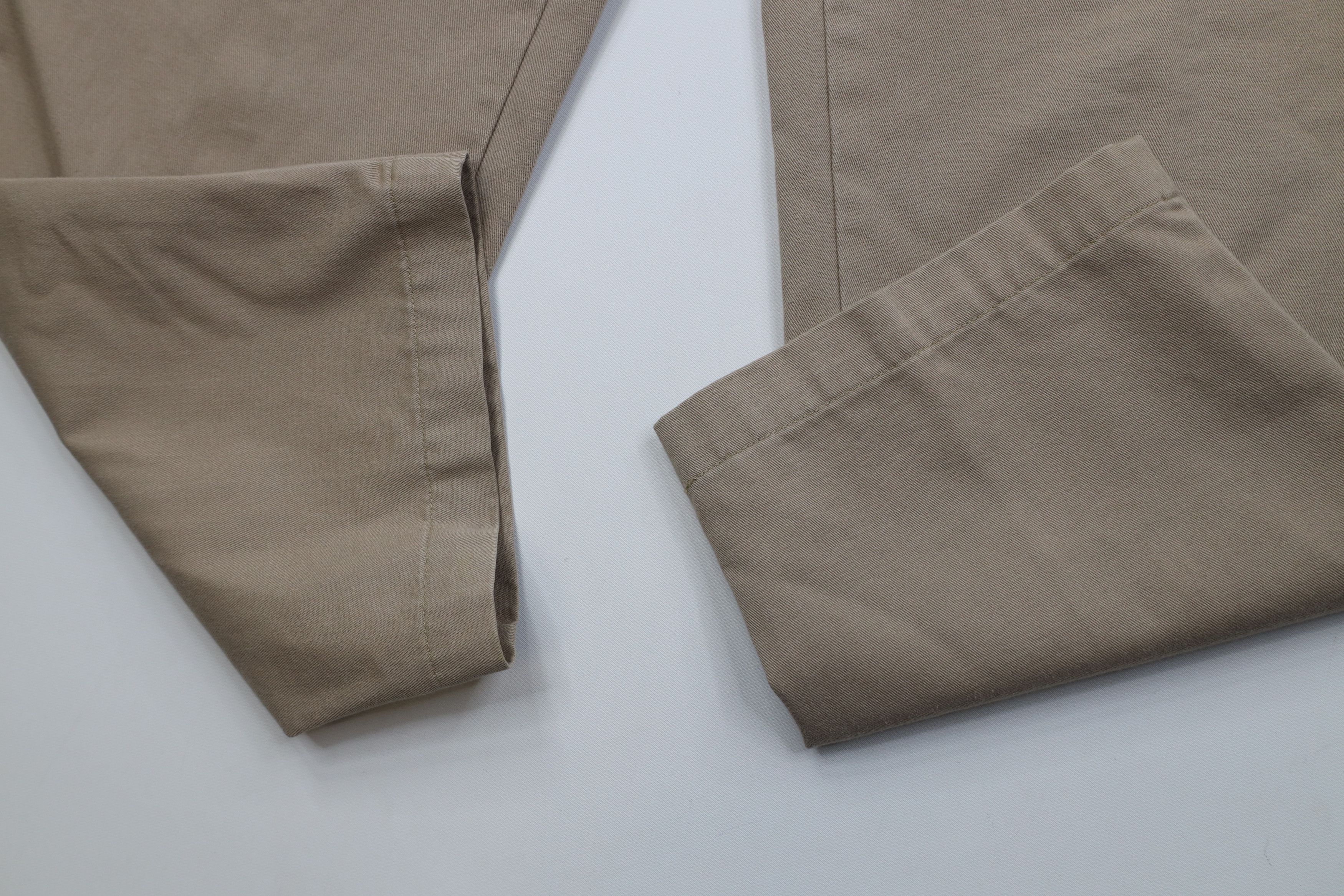 Ralph Lauren Vintage 90s Ralph Lauren Wide Leg Chino Pants Cotton Beige Size US 32 / EU 48 - 7 Thumbnail