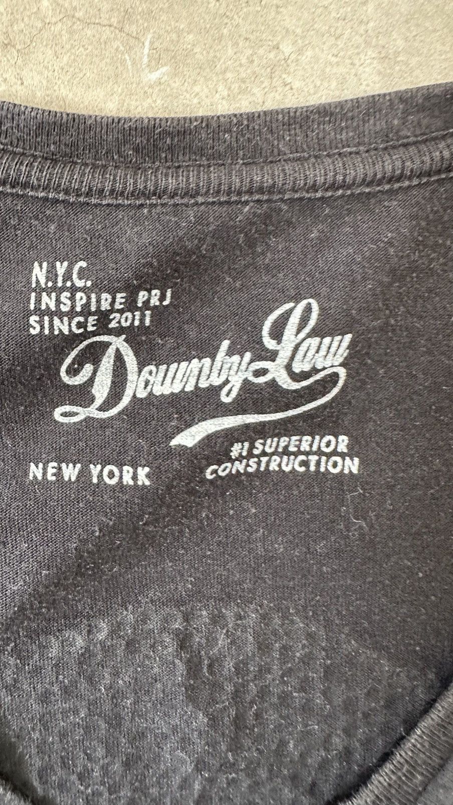 Japanese Brand VINTAGE DOWNBY LAW PRJ SKULL TEE Size US M / EU 48-50 / 2 - 5 Thumbnail