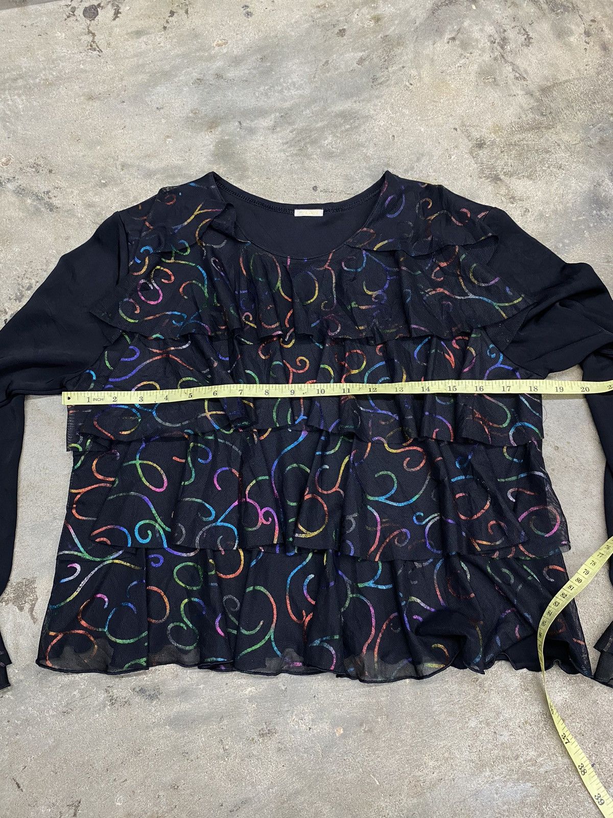 If Six Was Nine × Japanese Brand × Tsumori Chisato ISSEY MIYAKE YOHJI STYLE blouses abstract avant garde pyrami Size S / US 4 / IT 40 - 11 Thumbnail