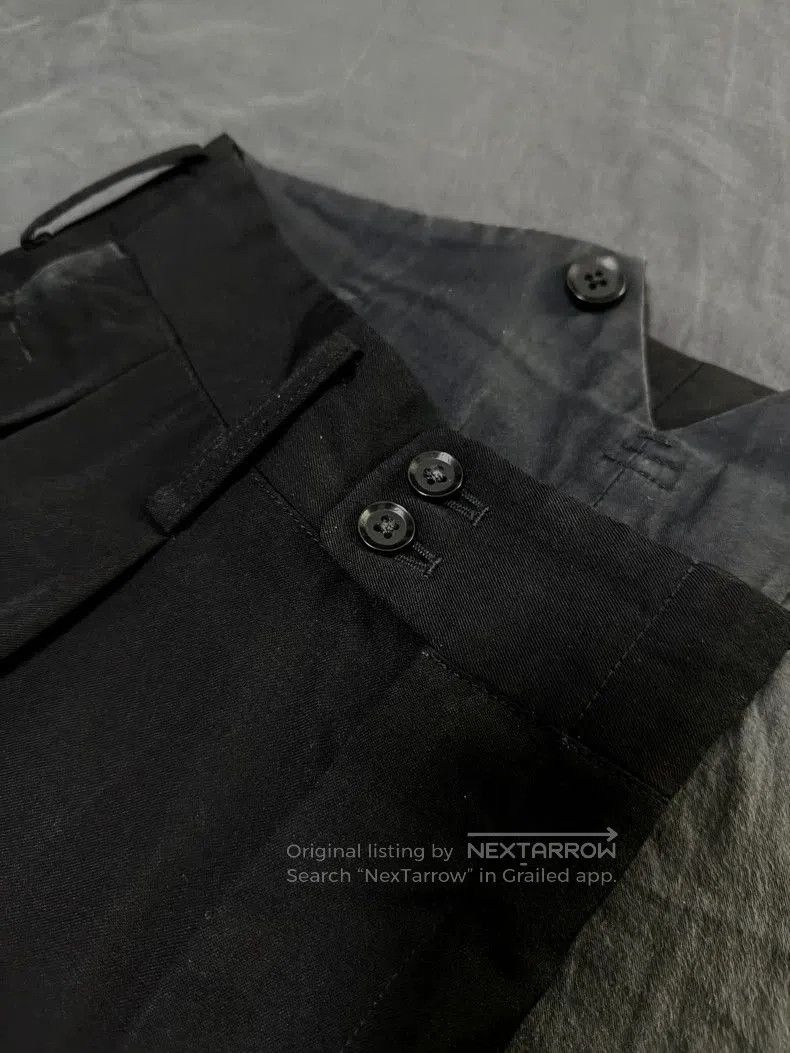 Yohji Yamamoto Yohji Yamamoto Wool Silk Trimmed Dress Pants. Size US 26 / EU 42 - 1 Thumbnail