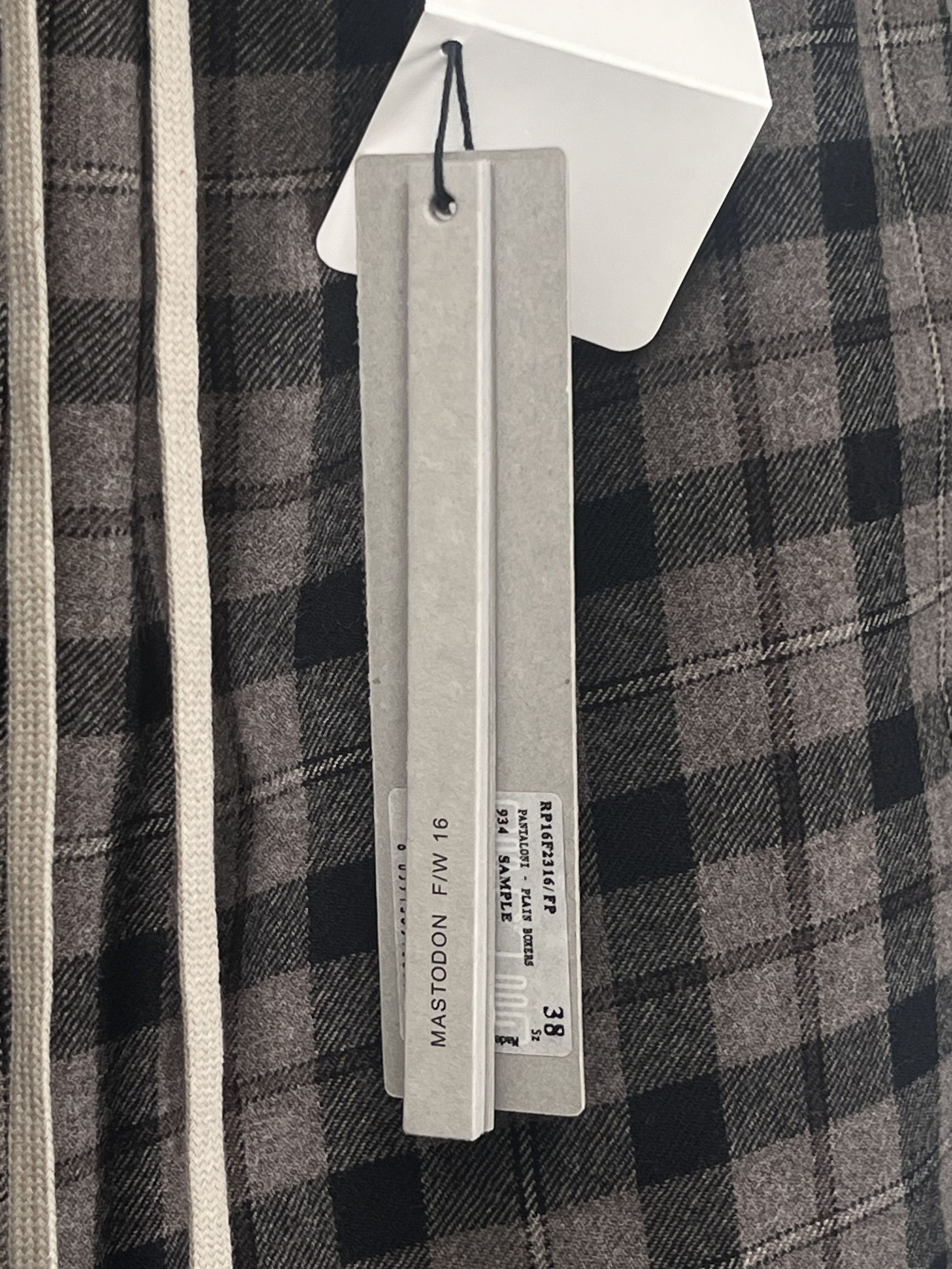Rick Owens Brand New Pantaloni Plain Boxers MASTODON FW16 Sample Size 26" / US 2 / IT 38 - 12 Thumbnail