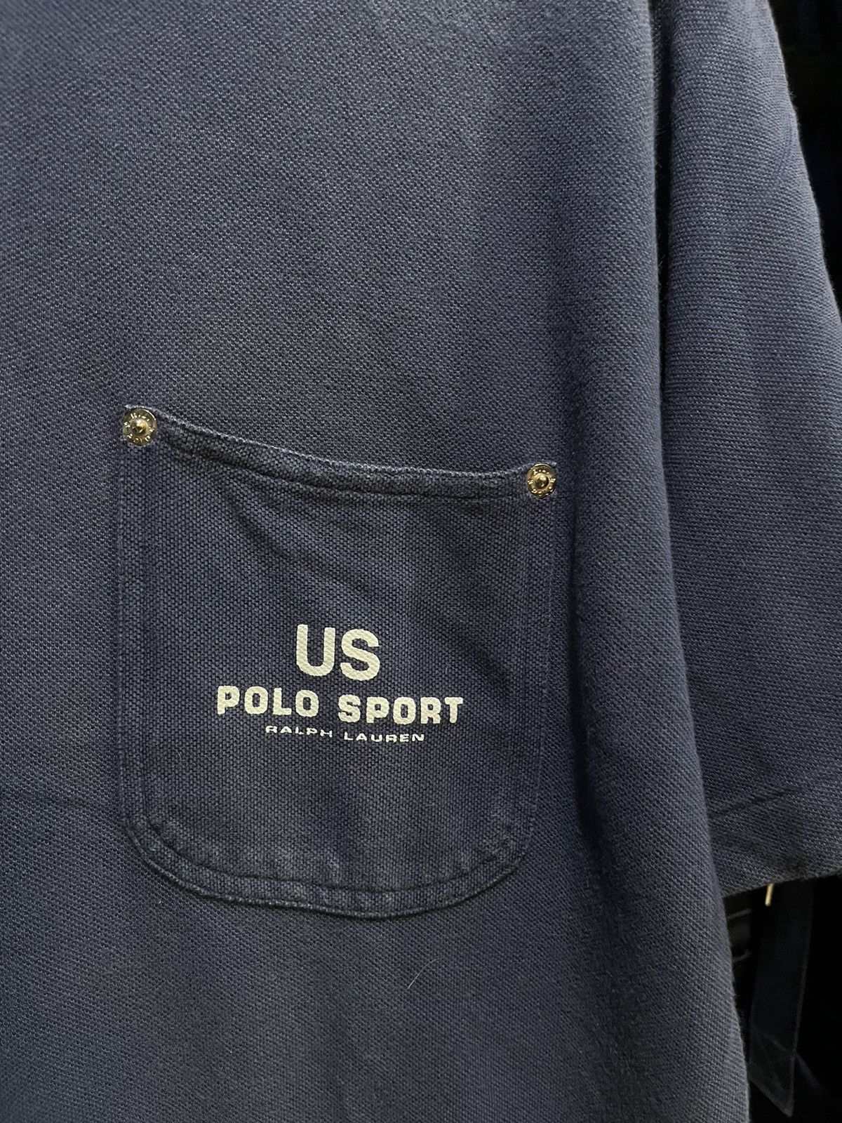 Polo Ralph Lauren US Polo Sport Ralph Lauren Pocket Shirt 90s Size US M / EU 48-50 / 2 - 2 Thumbnail