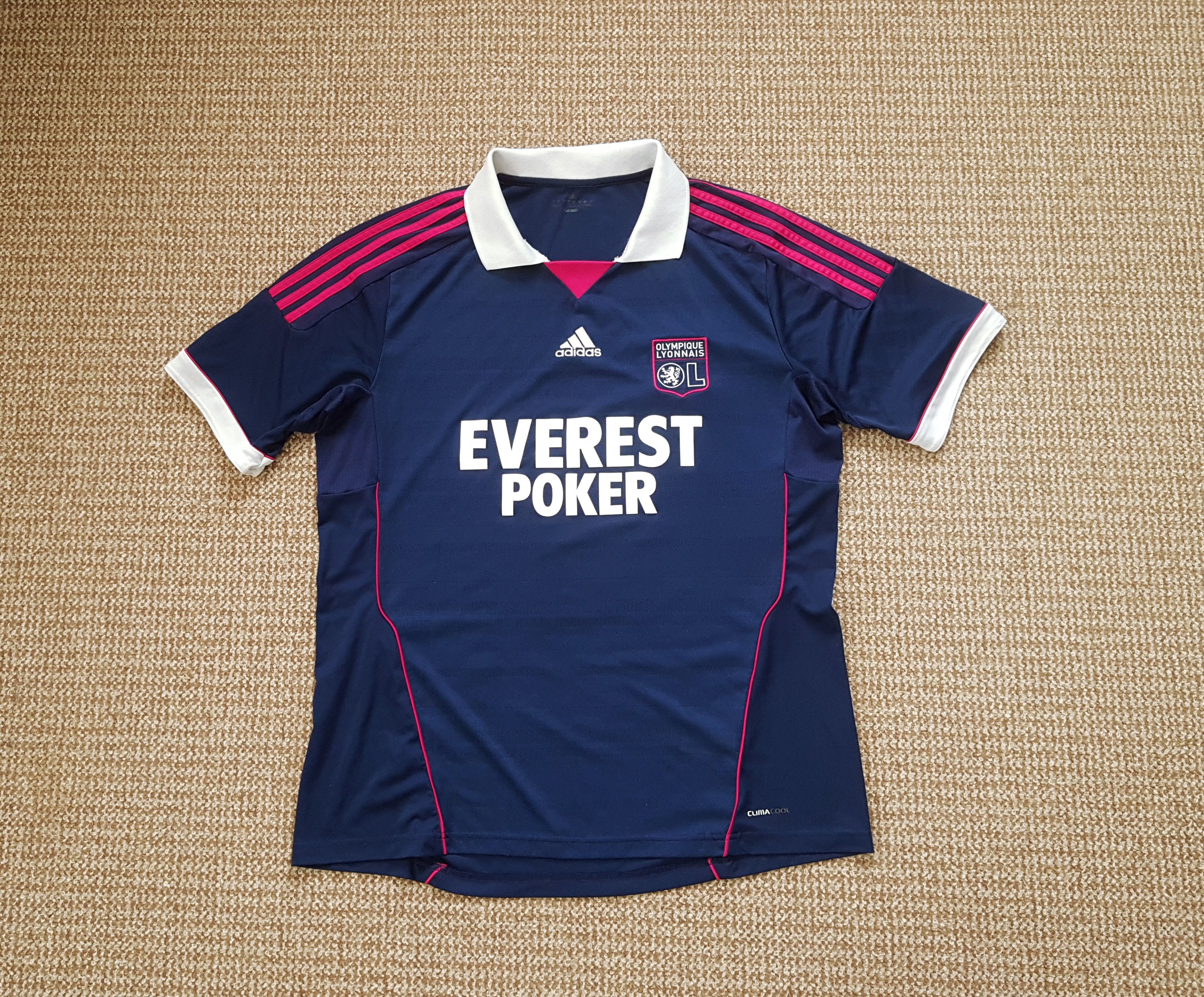 Adidas Adidas Lyon 2011-12 Away Football Soccer Jersey sz XL Size US XL / EU 56 / 4 - 1 Thumbnail