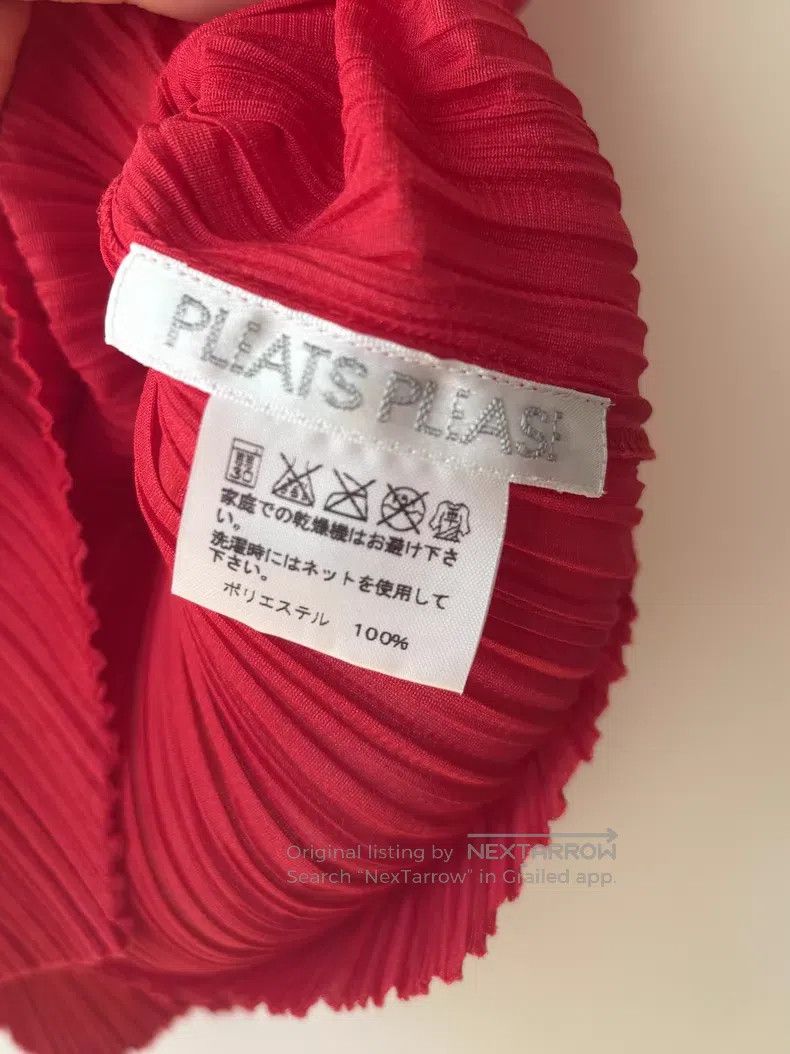 Issey Miyake Issey Miyake Red V-neck irregular vest Size L / US 10 / IT 46 - 4 Thumbnail