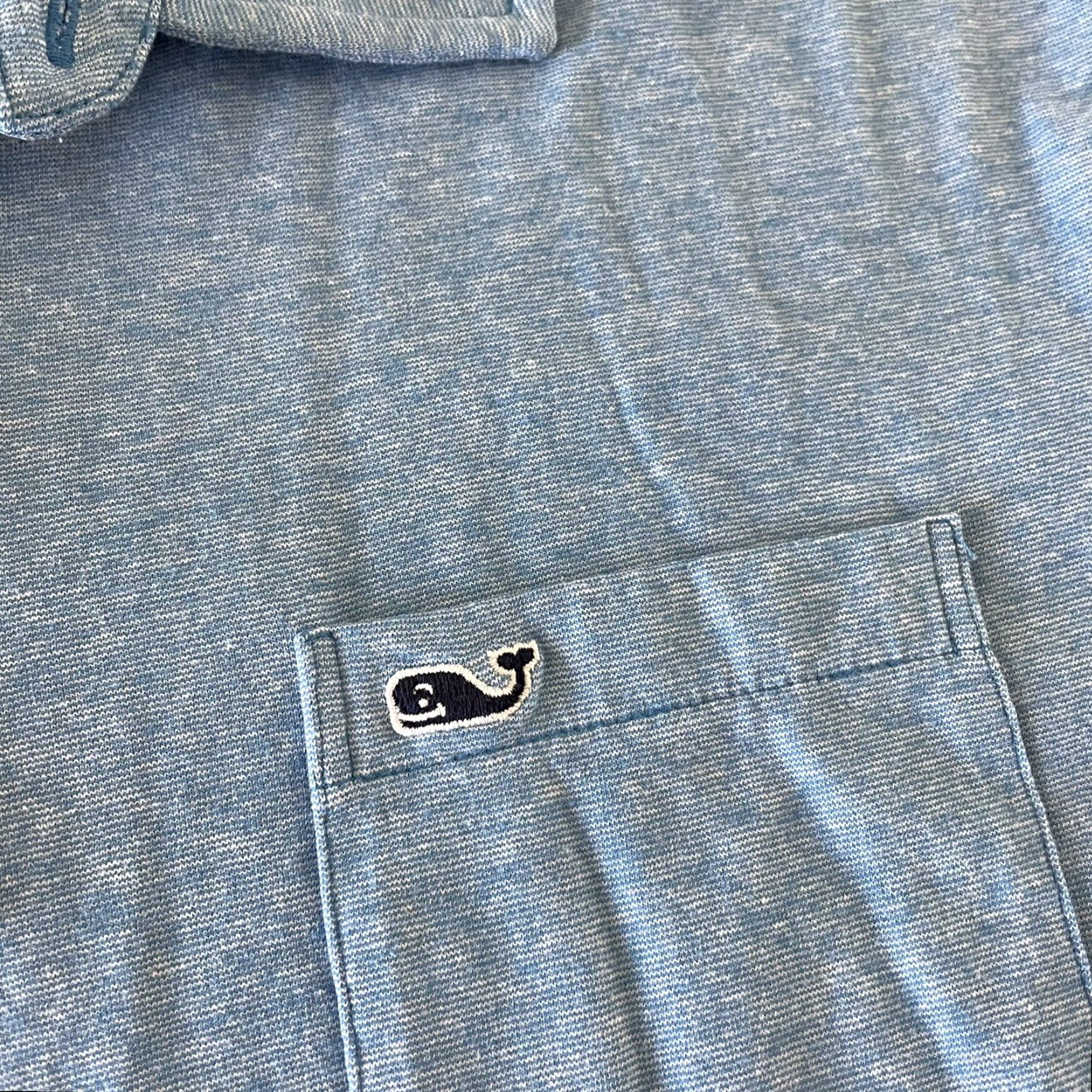 Vineyard Vines Vineyard Vines Short Sleeve Polo Shirt Men's Large Blue Polo Shirt Size US L / EU 52-54 / 3 - 3 Thumbnail