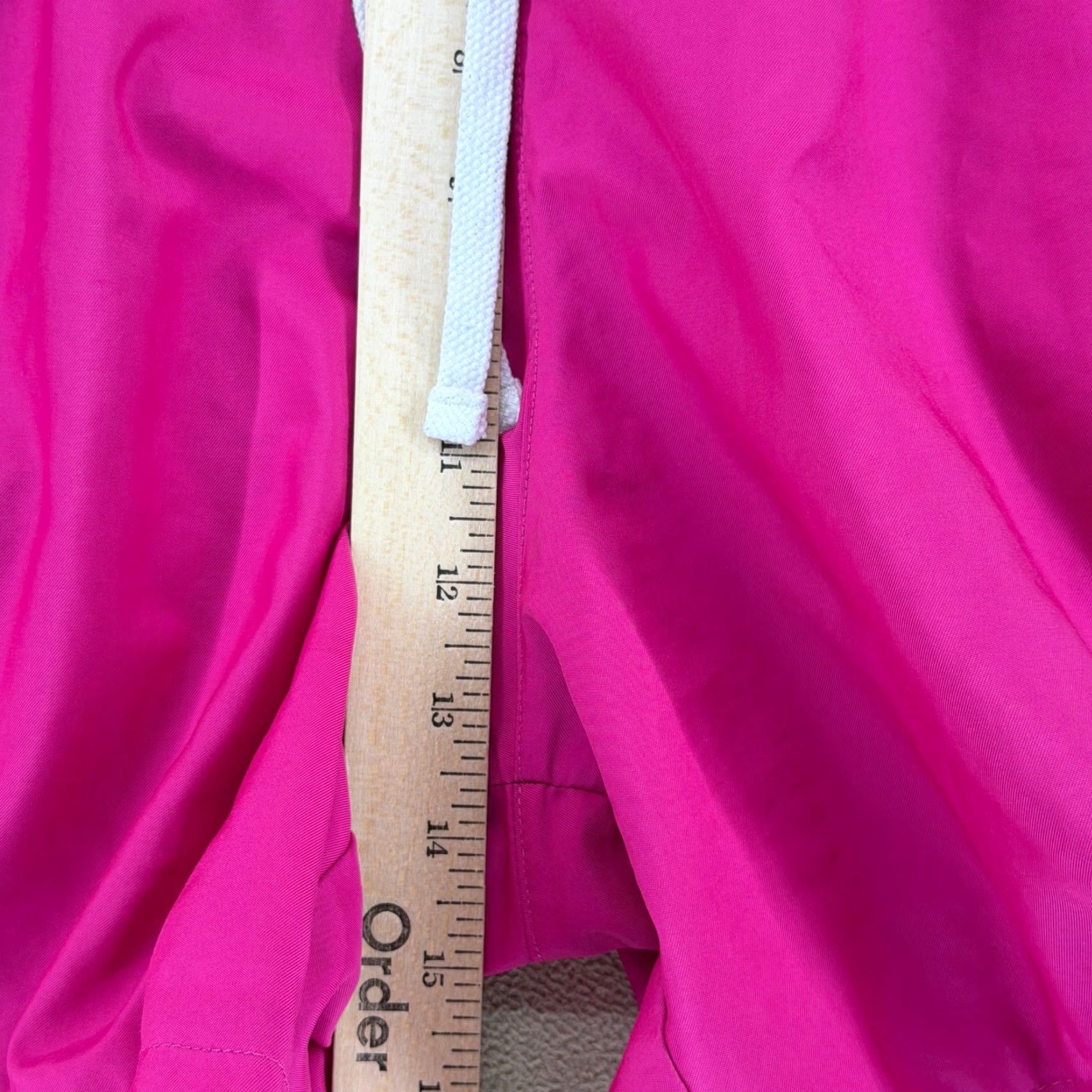 Nike Nike Pink Athletic Shorts Drawstring Waist Pocket Logo DM6829 621 XL Size 40" / US 18 - 5 Thumbnail