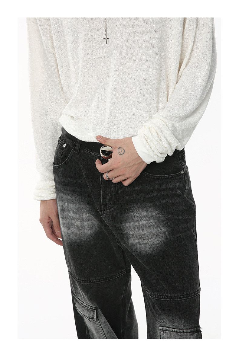Japanese Brand × Vintage Washed loose vintage punk cargo jeans Size US 32 / EU 48 - 4 Thumbnail