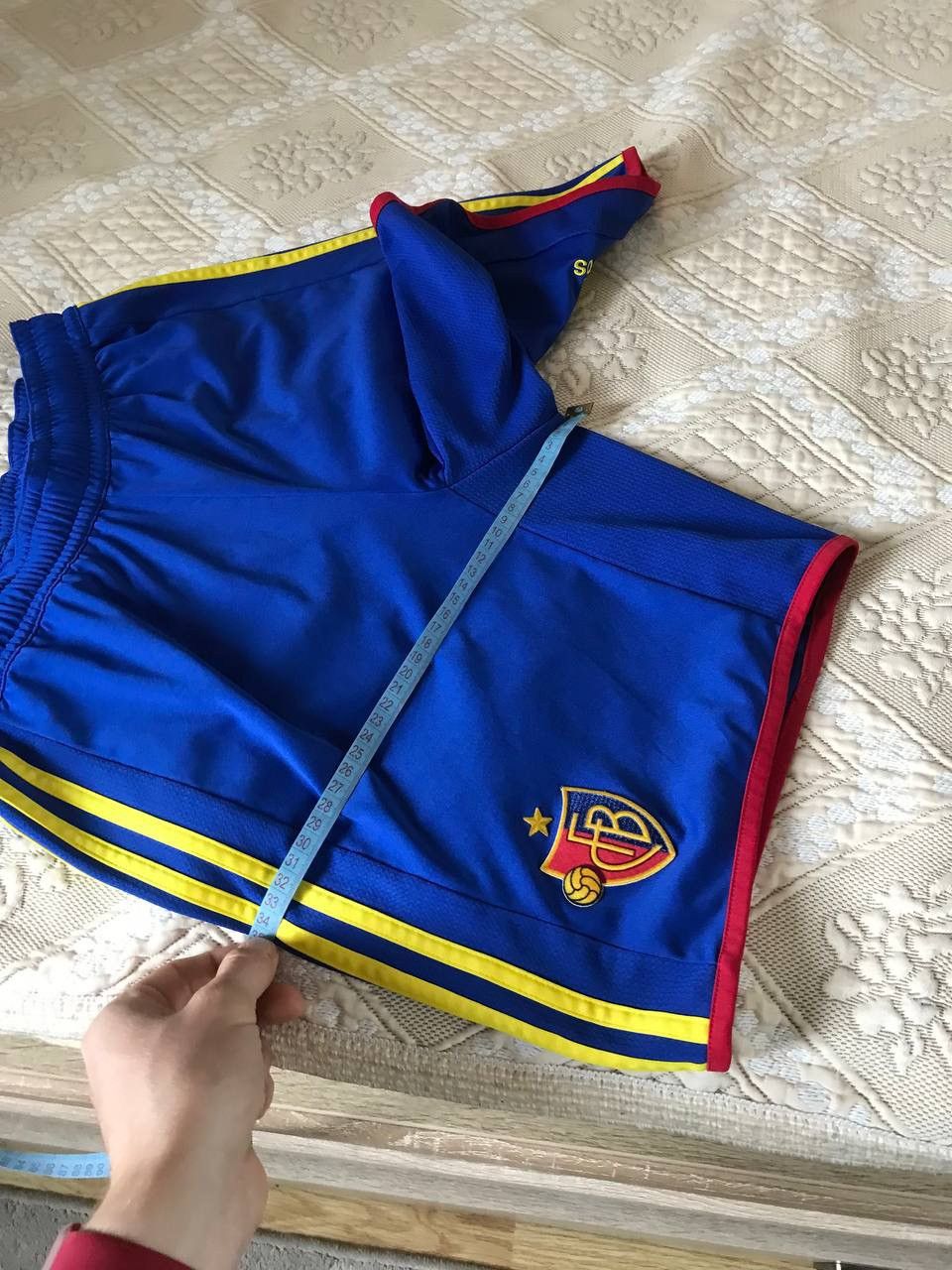 Adidas × Vintage 🔥 2012 Basel Home Adidas Football Shorts Jersey Size US 30 / EU 46 - 9 Thumbnail