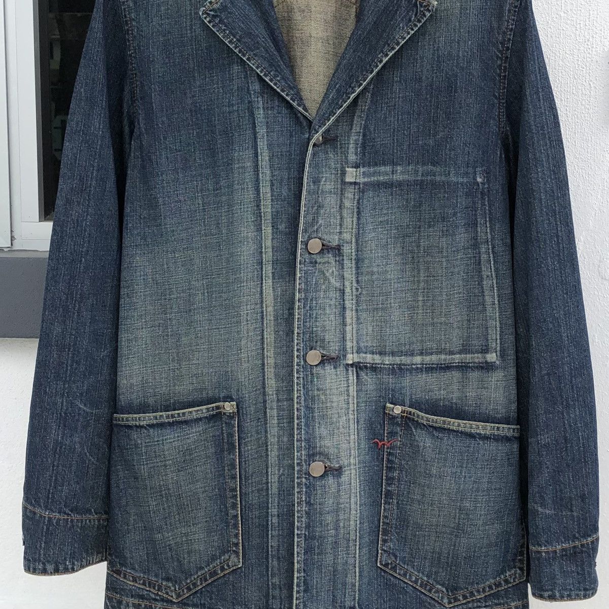 Edwin Vintage Edwin 503s Denim Chore Jacket Size US M / EU 48-50 / 2 - 2 Thumbnail