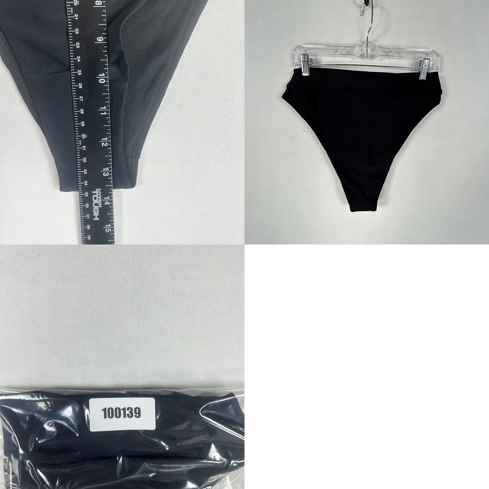 Forever 21 FOREVER 21+ Bikini Bottom Black Stretch Classic Chic Pool 0X Plus Women Size 0X Swimsuit Bottoms Size 40" / US 18 - 8 Thumbnail