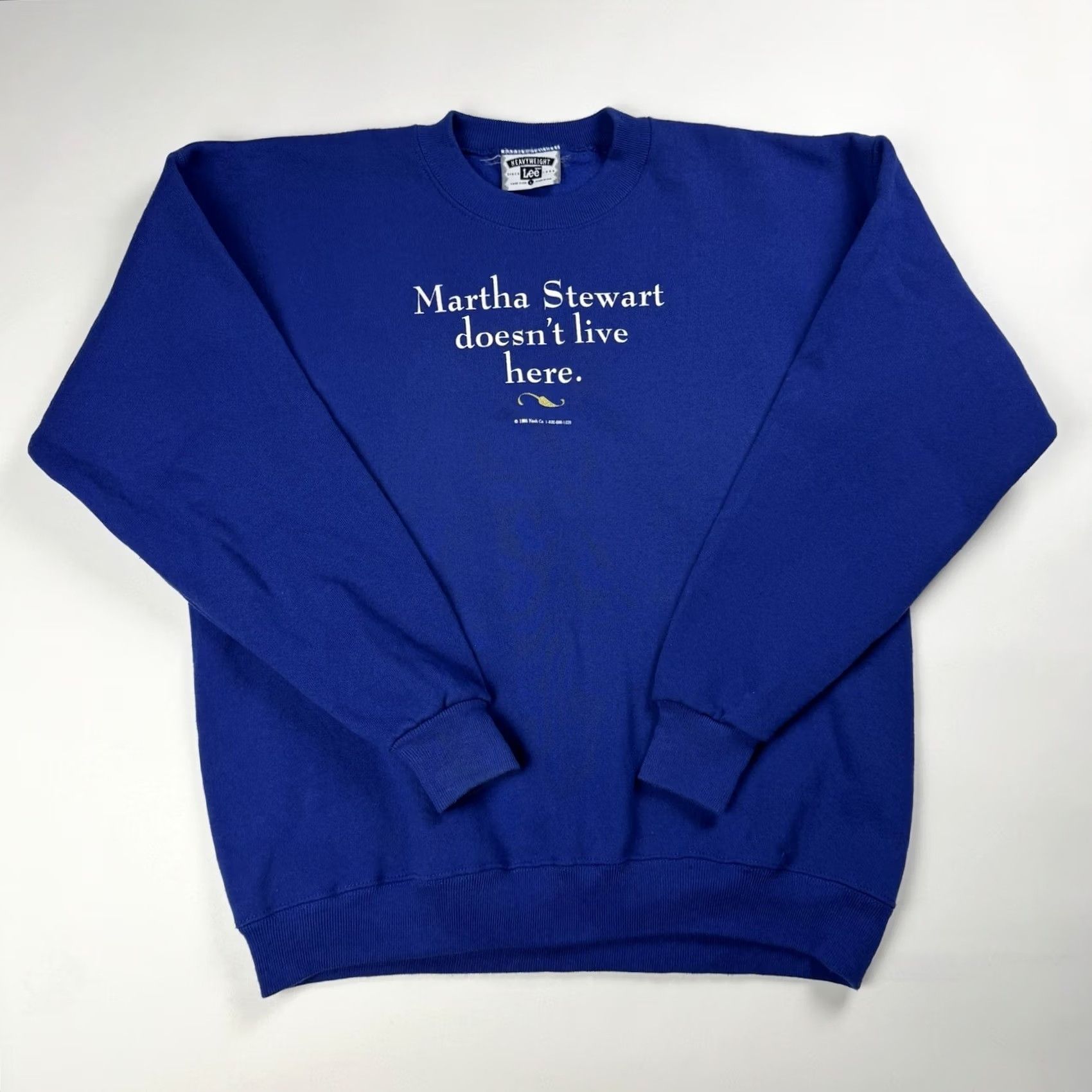 Vintage VINTAGE Martha Stewart Doesn’t Live Here Crewneck Sweatshirt L Blue Unisex Adults Sweatshirt Size US L / EU 52-54 / 3 - 2 Thumbnail