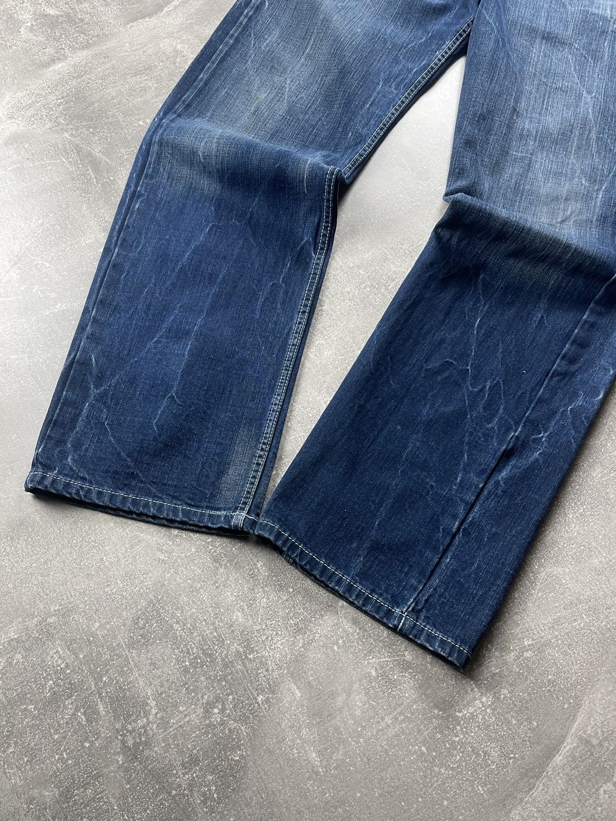Armani Armani Jeans Vintage Indigo Blue Denim Zipper Pocket Jeans Size US 32 / EU 48 - 8 Thumbnail