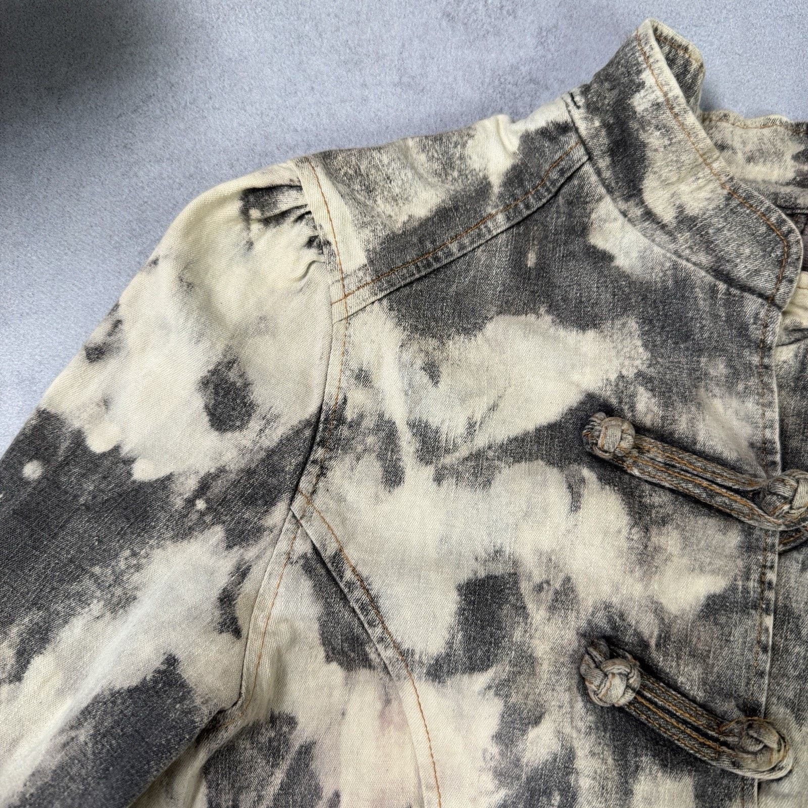 Vintage Vintage Jennyfer J Napoleon Jacket Tie Dye Size M Women Size M / US 6-8 / IT 42-44 - 2 Thumbnail