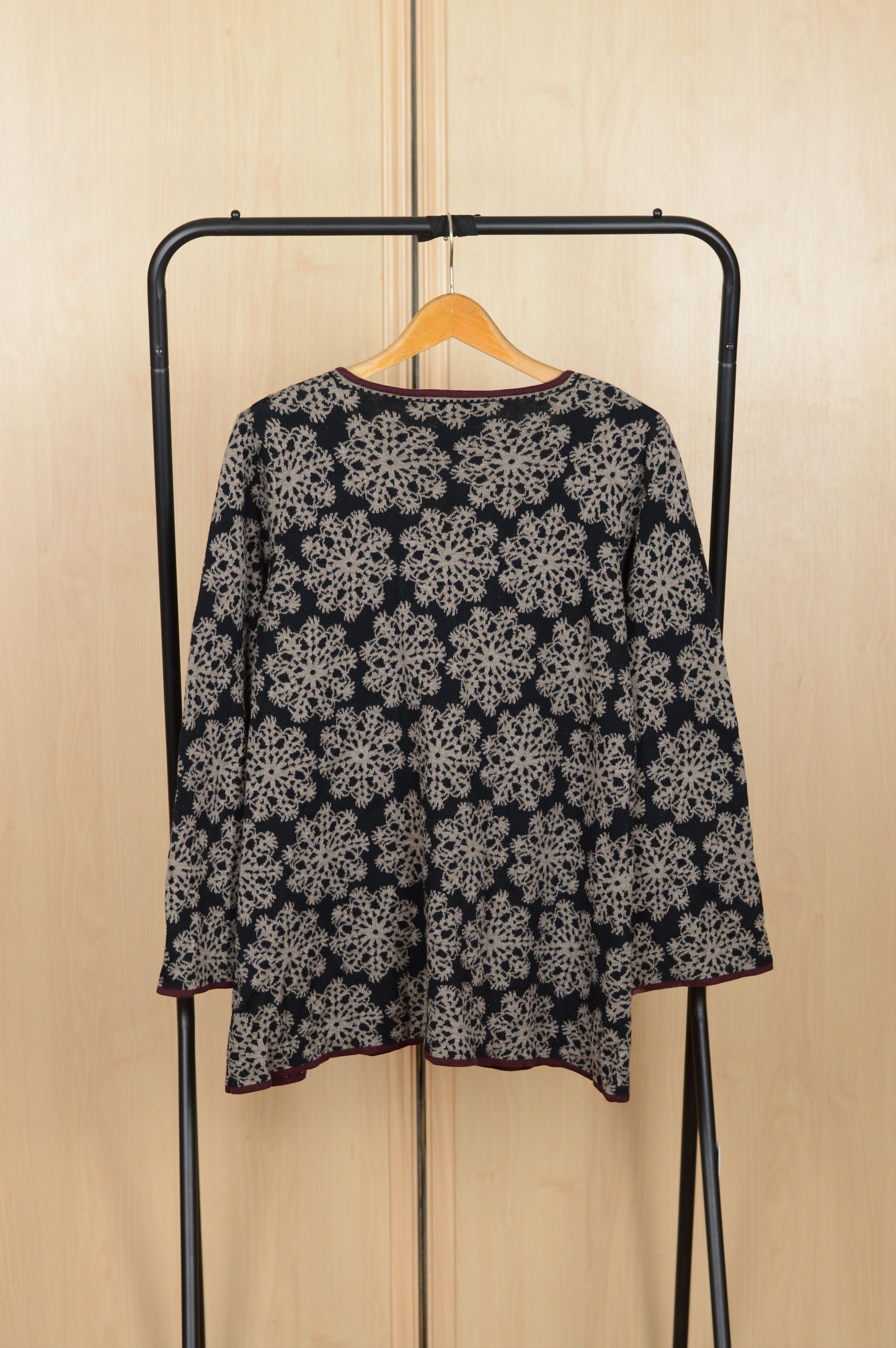 Designer Gudrun Sjoden Nordic Wool Cotton Cardigan Size M / US 6-8 / IT 42-44 - 5 Thumbnail