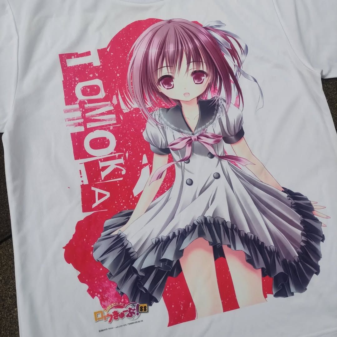 Anime Rare Ro-Kyu-Bu Minato Tomoka Tee Polyester Size US L / EU 52-54 / 3 - 2 Thumbnail