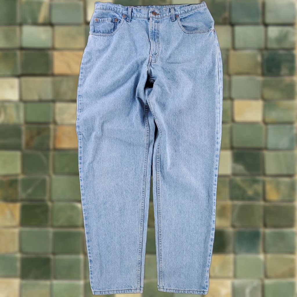 Levi's VINTAGE Levi's 560 Jeans Baggy Skater Wide-Leg Mens 36 x 34 Inseam 34 Blue 90s VTG - Levi's 560 Wide-Leg Jeans Mens Size US 36 / EU 52 - 1 Thumbnail