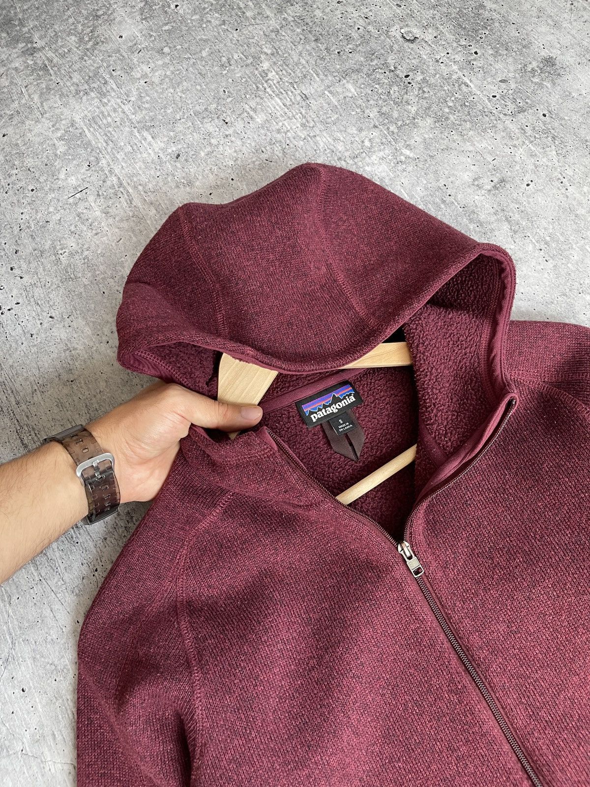 Patagonia Patagonia Women’s Fleece Hoodie Jacket Burgundy Size S Size S / US 4 / IT 40 - 15 Thumbnail