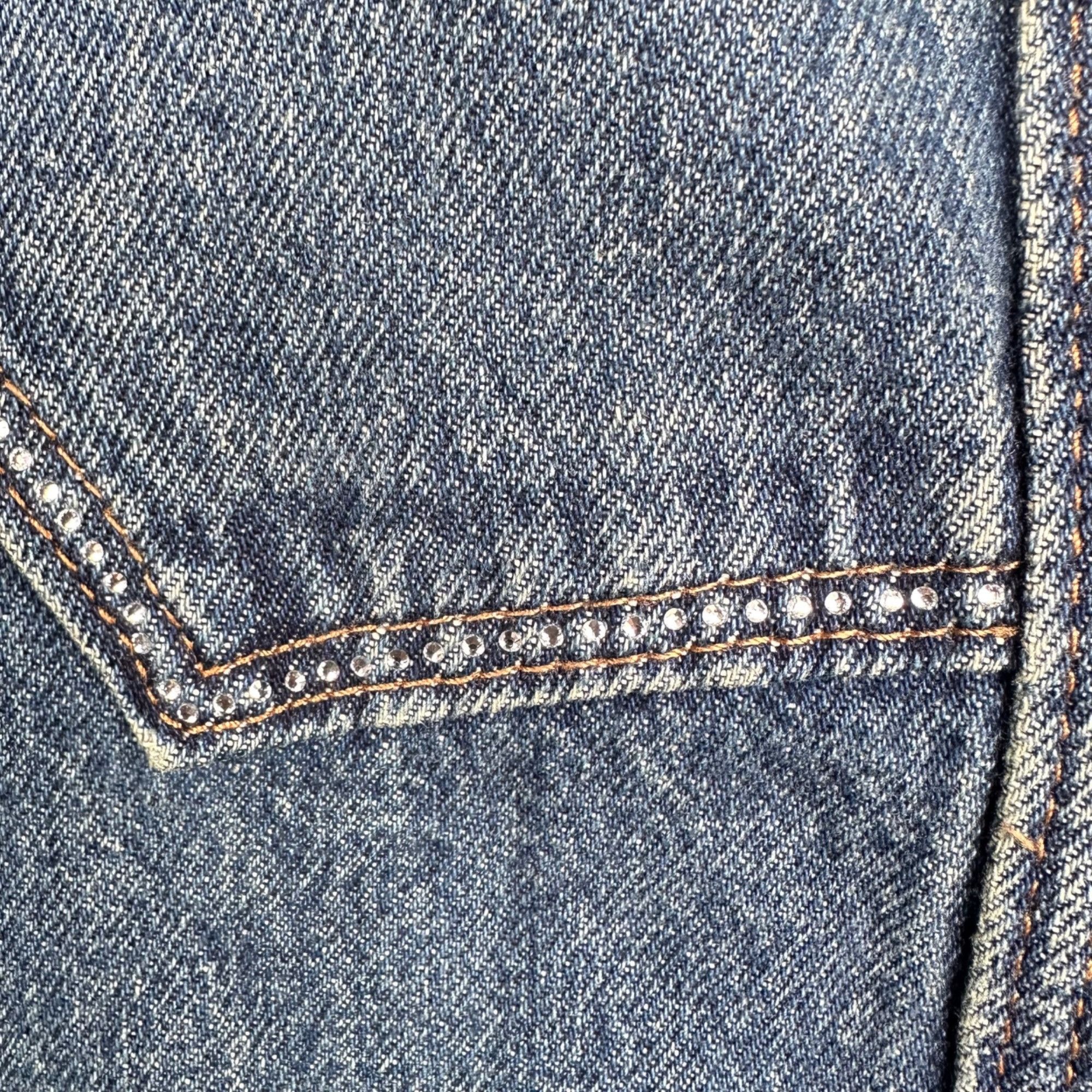 Levi's Vintage Denim Original Trucker Jacket Rhinestone Sz M Button Size M / US 6-8 / IT 42-44 - 6 Thumbnail