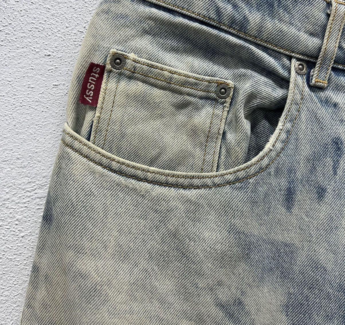Stussy VINTAGE STUSSY MADE IN USA DENIM PANTS Size US 33 - 7 Thumbnail